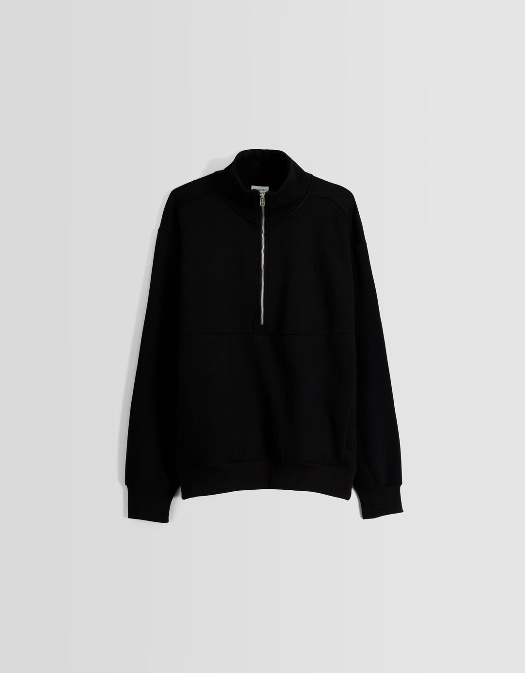 Sudadera cuello subido cremallera