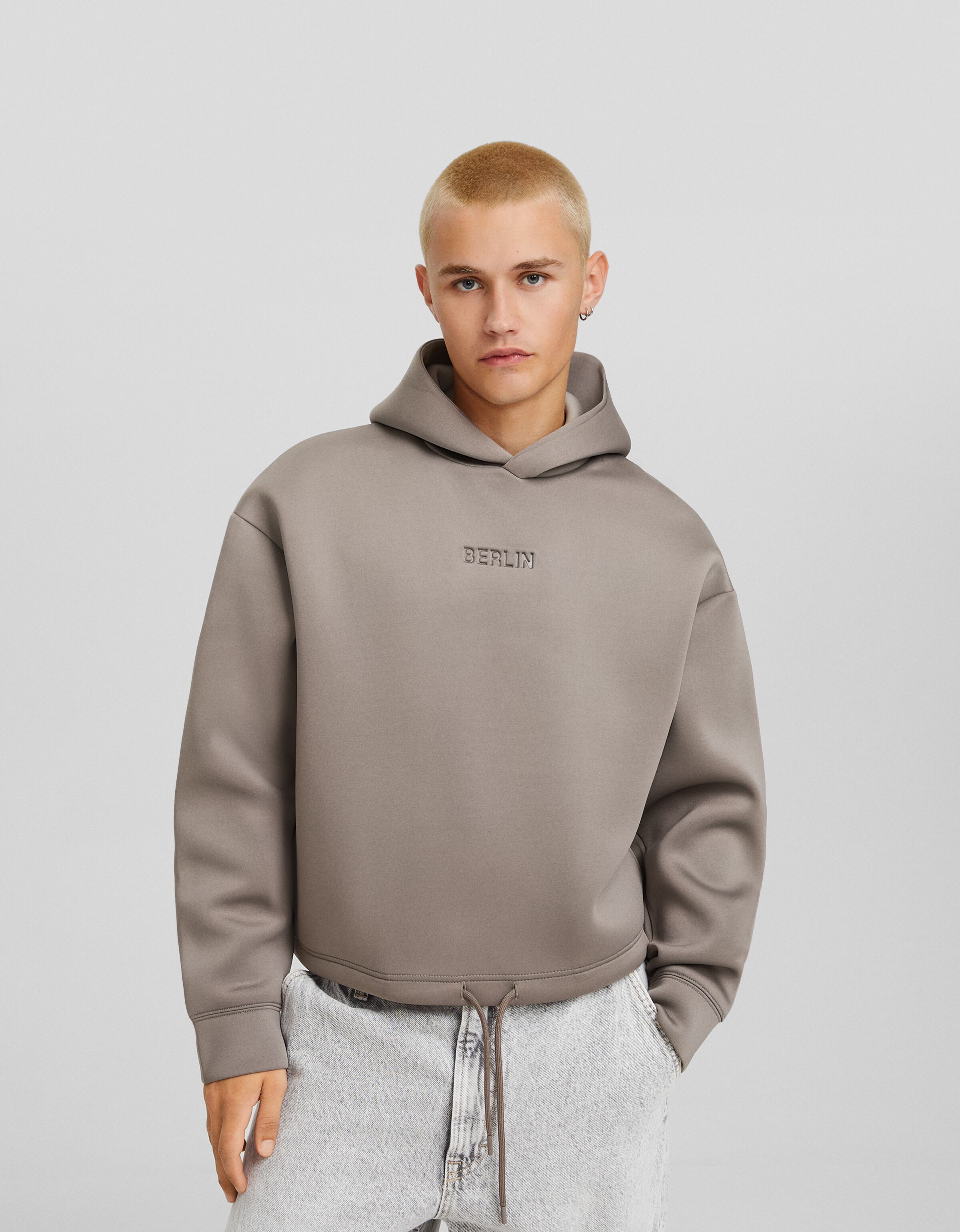 Bershka hoodie men online