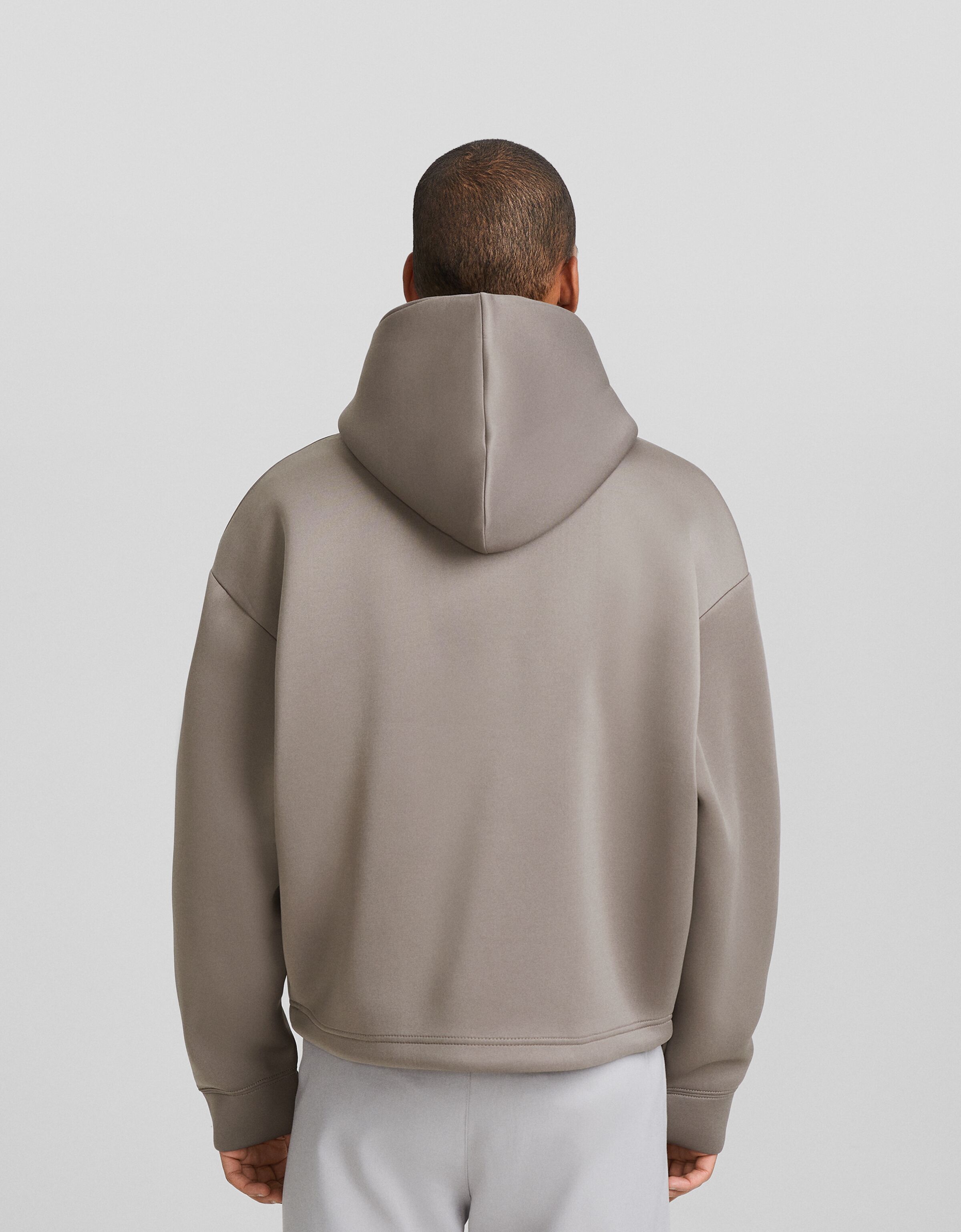 Bershka cropped outlet hoodie