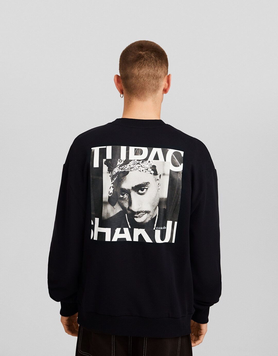 Tupac round neck sweatshirt