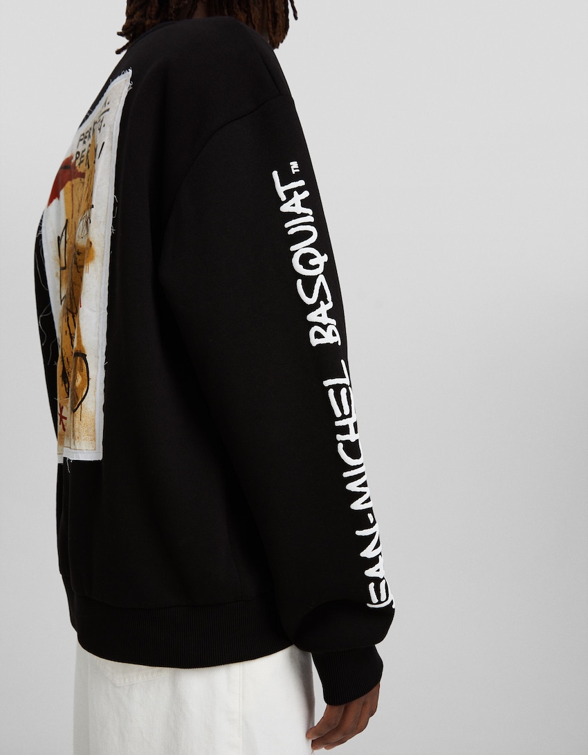 Jean-Michel Basquiat print sweatshirt - Men | Bershka