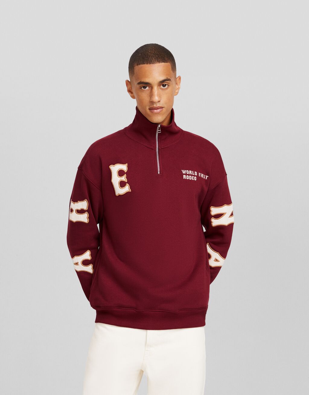 Zip hotsell up crewneck