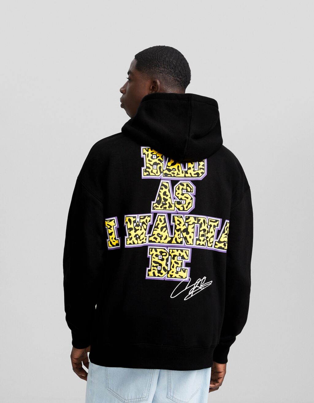 Dennis Rodman print sweatshirt Men Bershka
