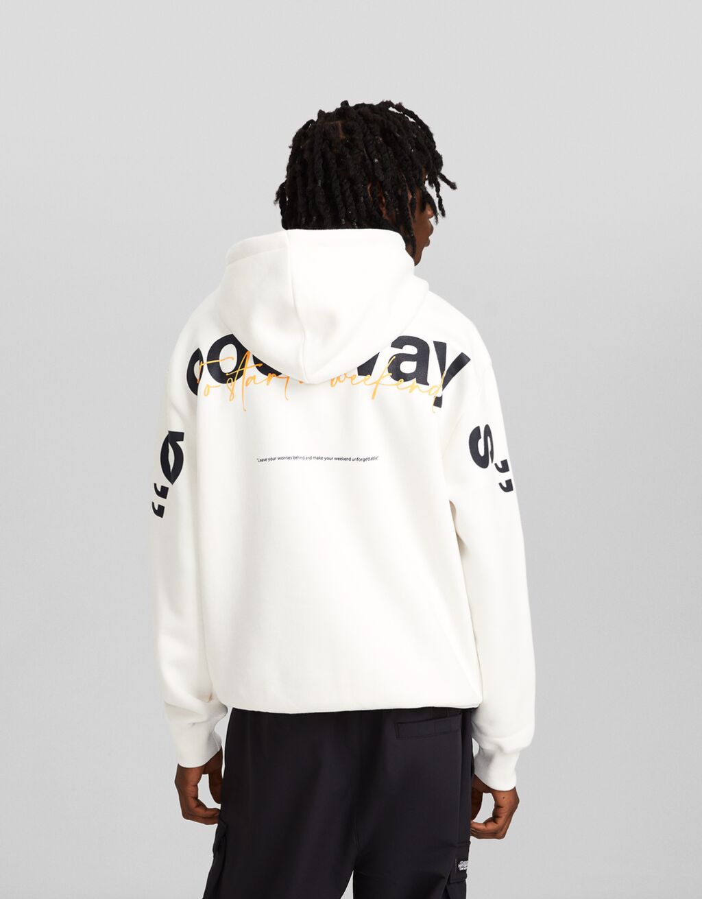 Bershka hoodie men Clearance