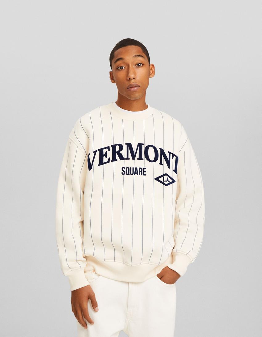 Sweatshirt retro estampado-Gelo-0