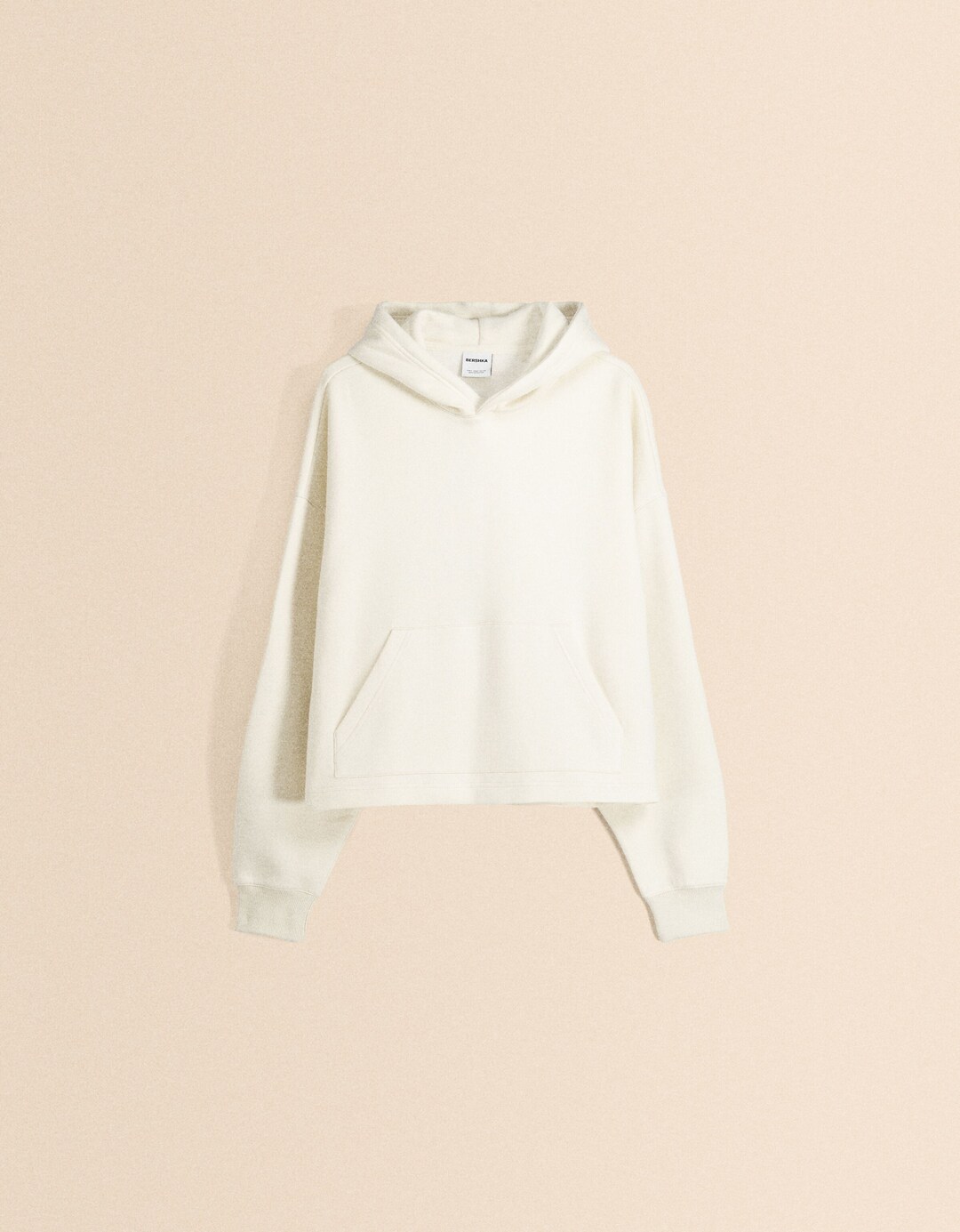 Cropped capuchonsweater