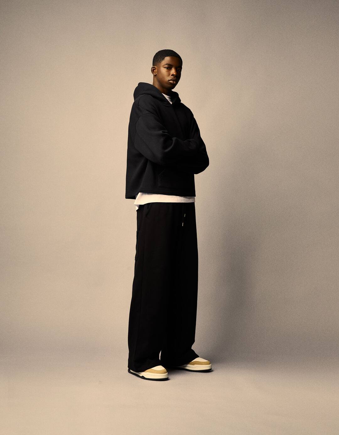 Cropped hoodie