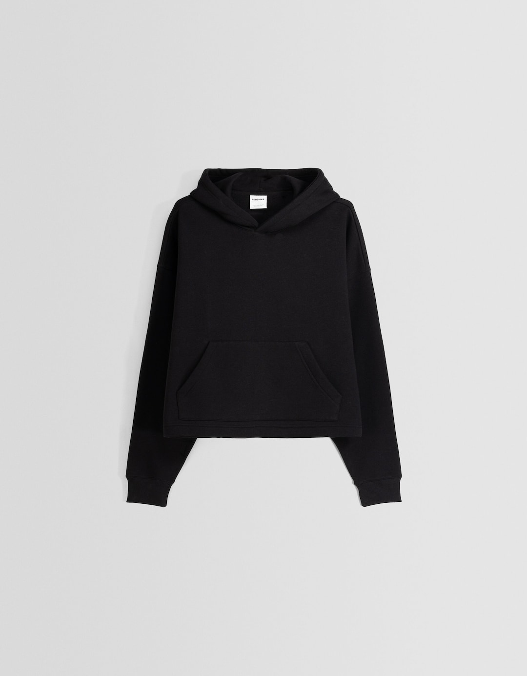 Cropped capuchonsweater
