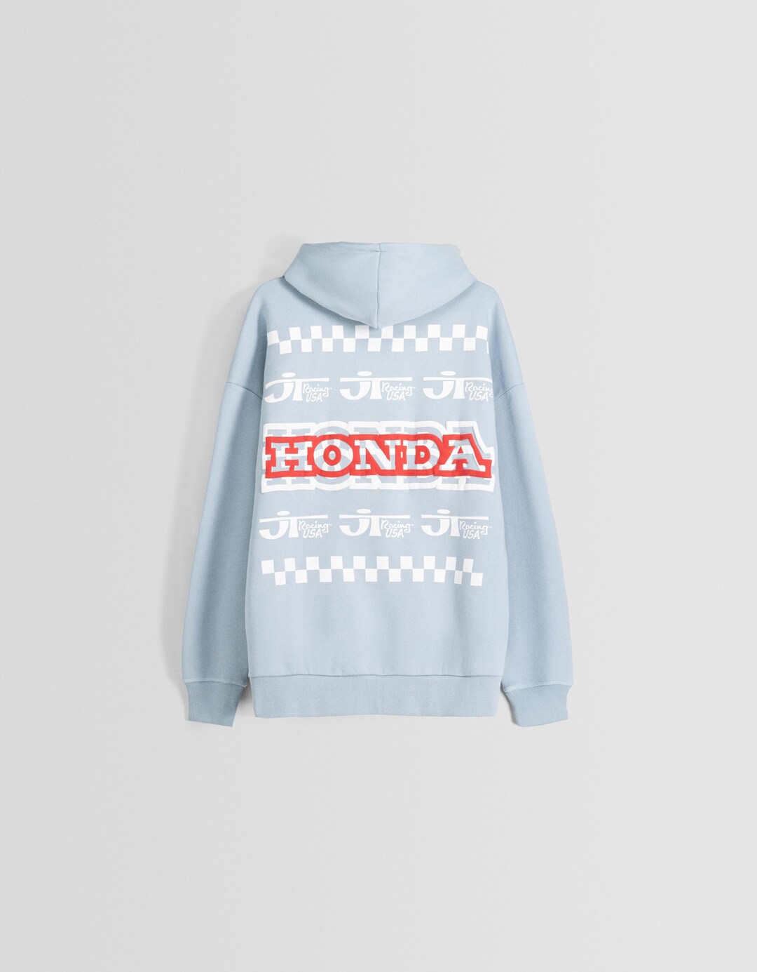 Sudadera Honda capucha oversize print