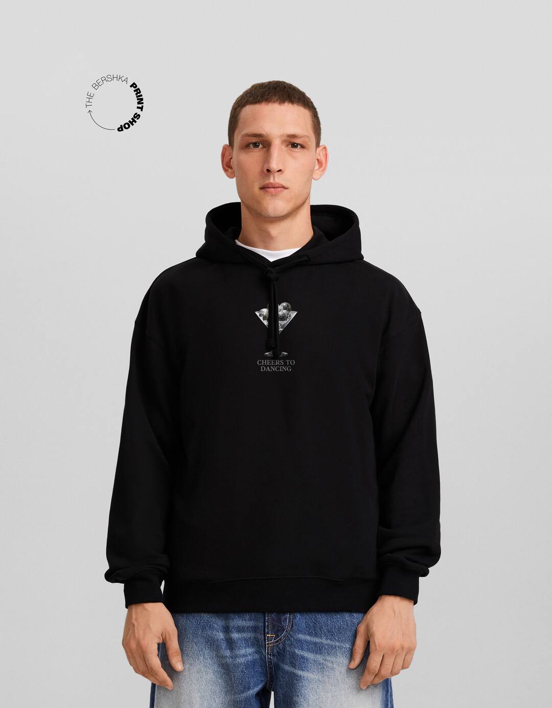 Printed oversize Trending Now hoodie