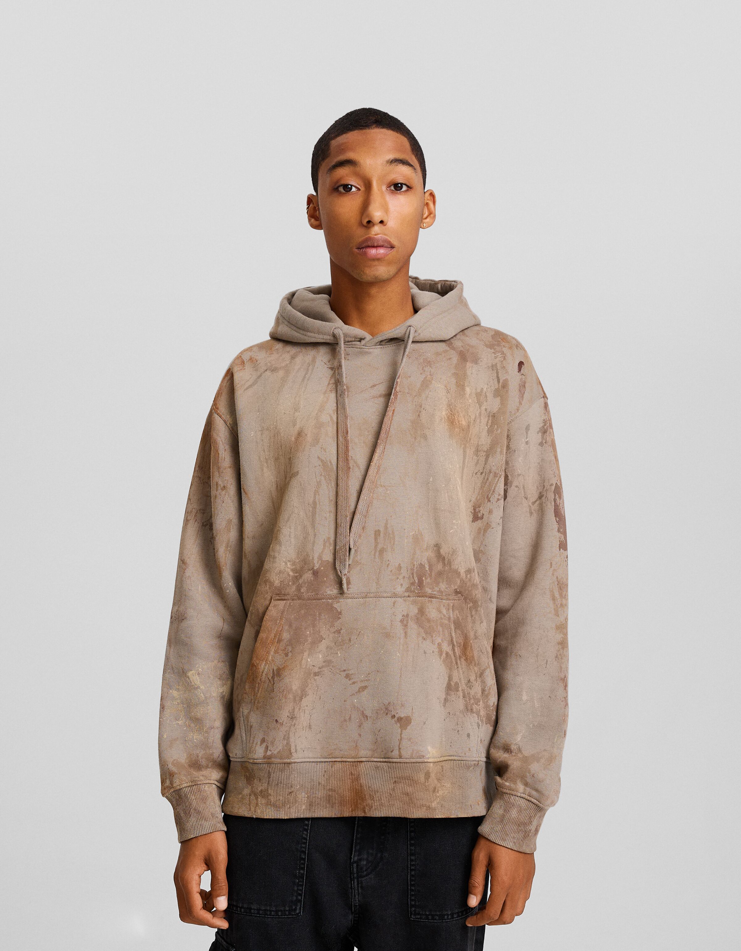 Bershka tie hot sale dye hoodie