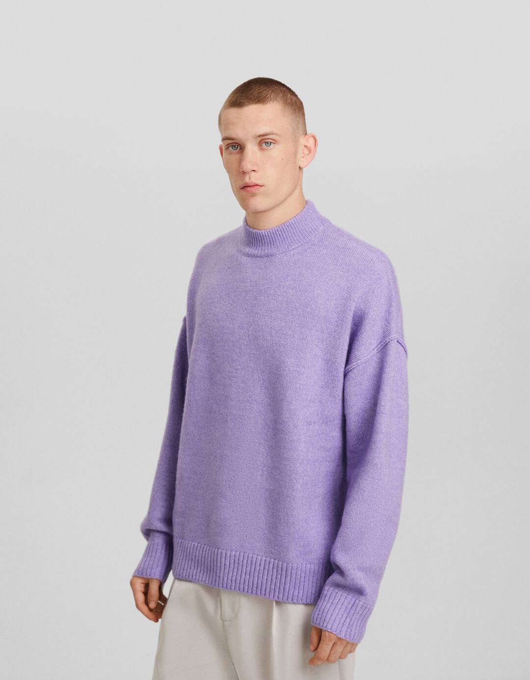 High neck jumper