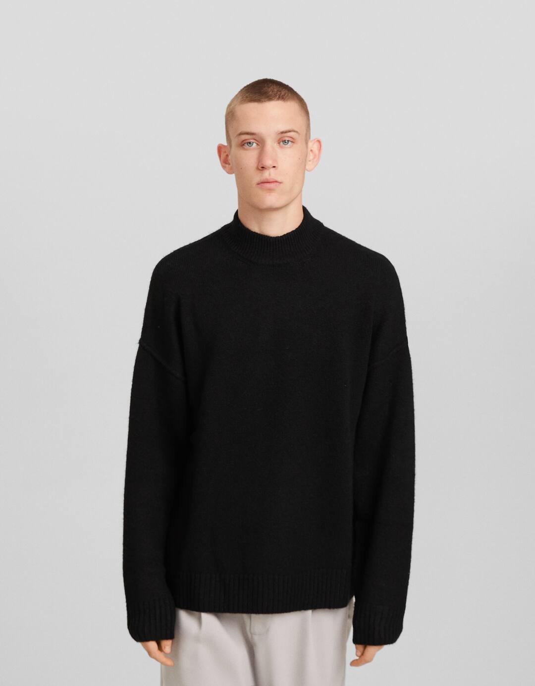 High neck jumper