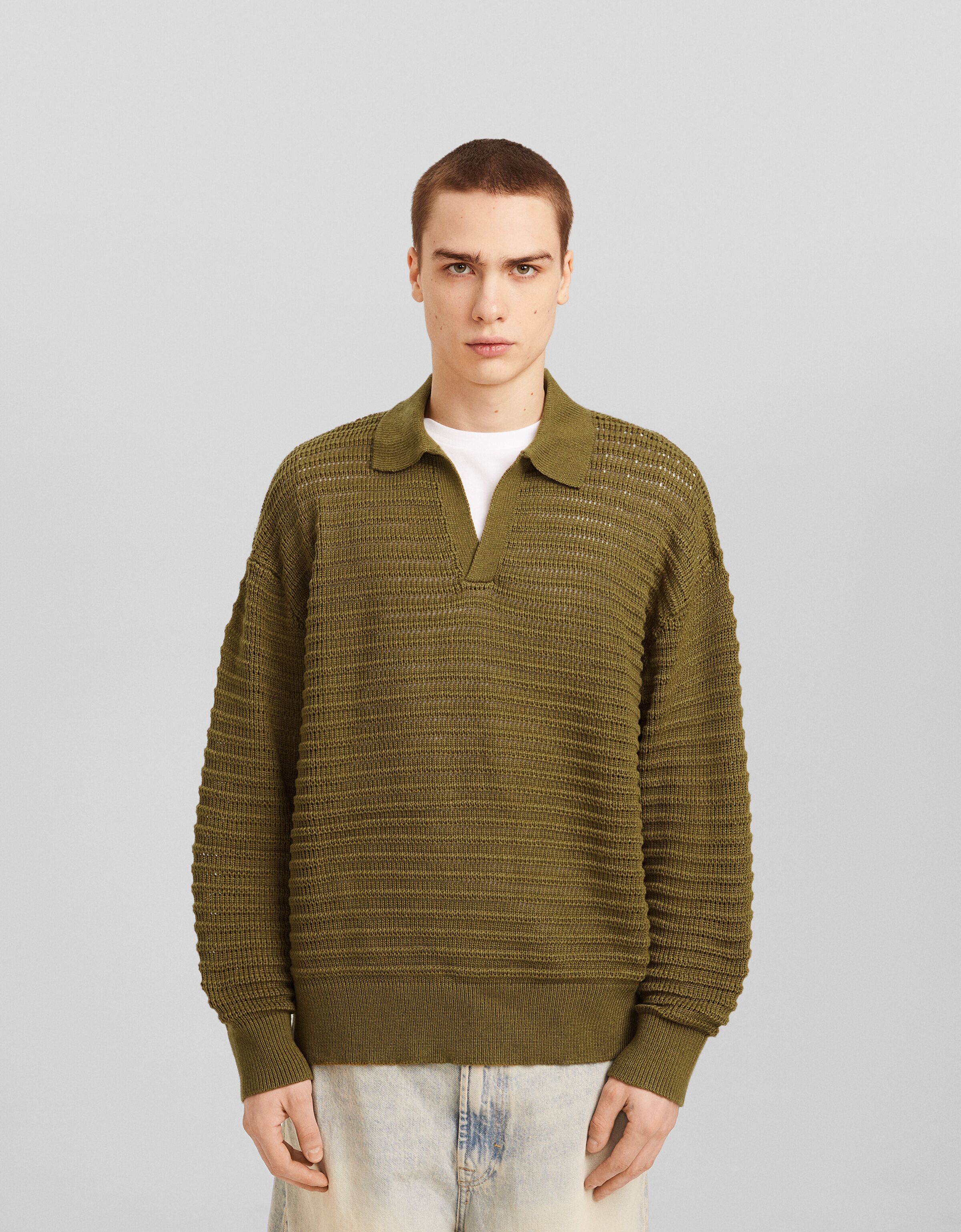 Pullover collar new arrivals