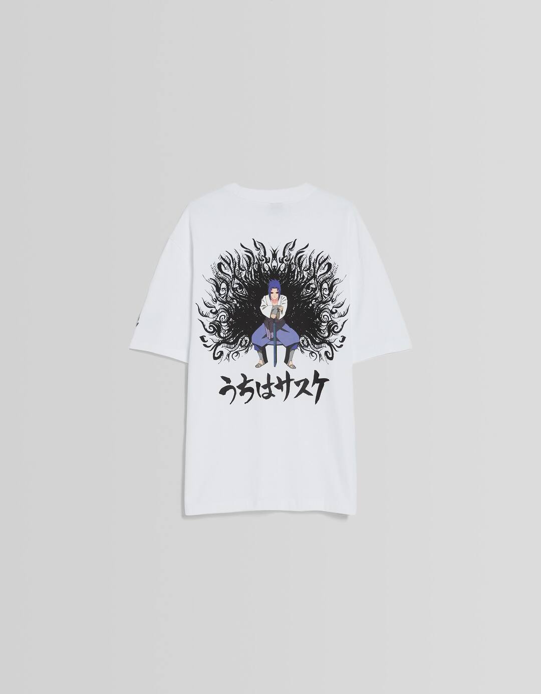 Naruto print boxy fit short sleeve T-shirt
