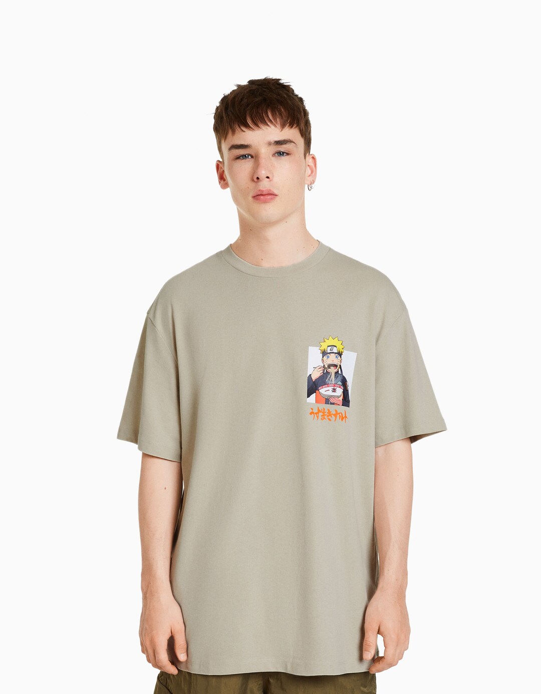 Naruto majica kvadratastog kroja s kratkim rukavima
