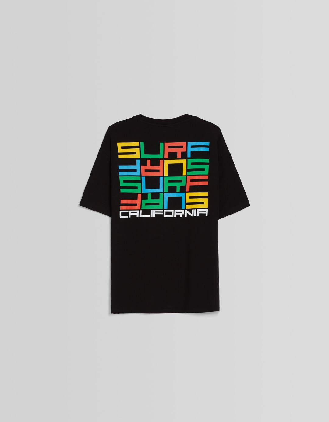 Print boxy fit short sleeve T-shirt