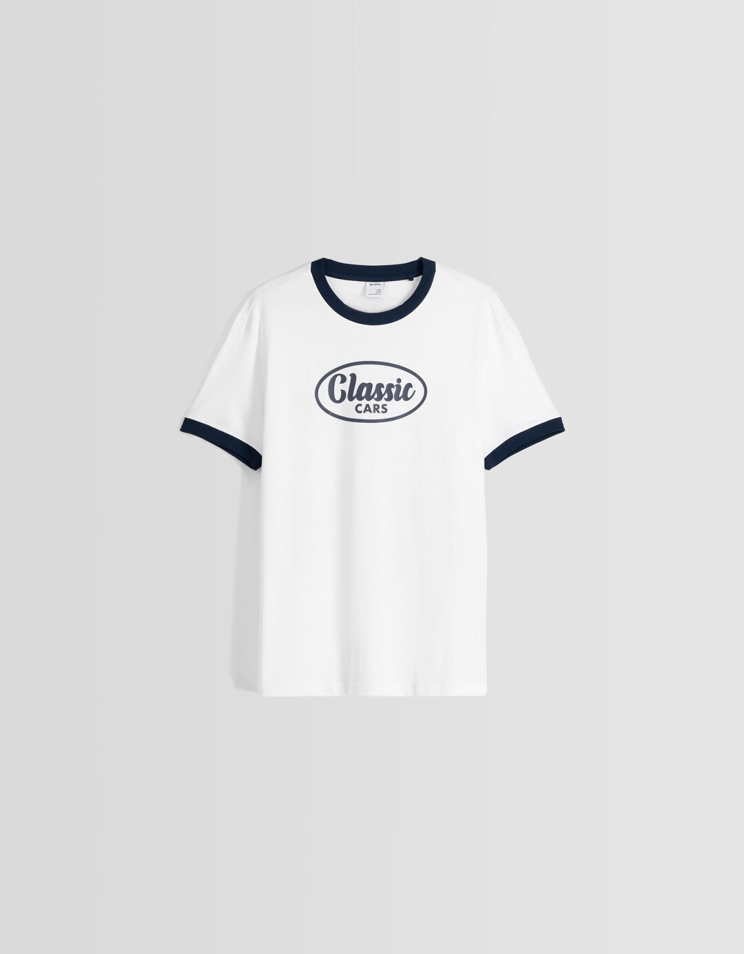 T-Shirt im Easy Fit mit kontrastfarbenem Print