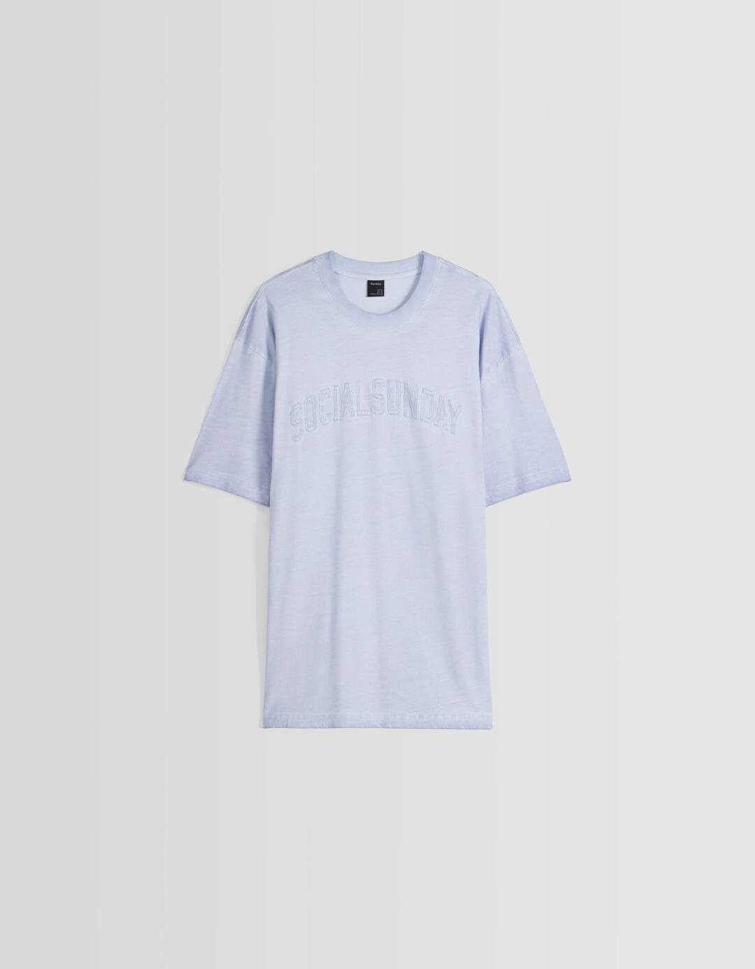 Boxy fit short sleeve patch T-shirt