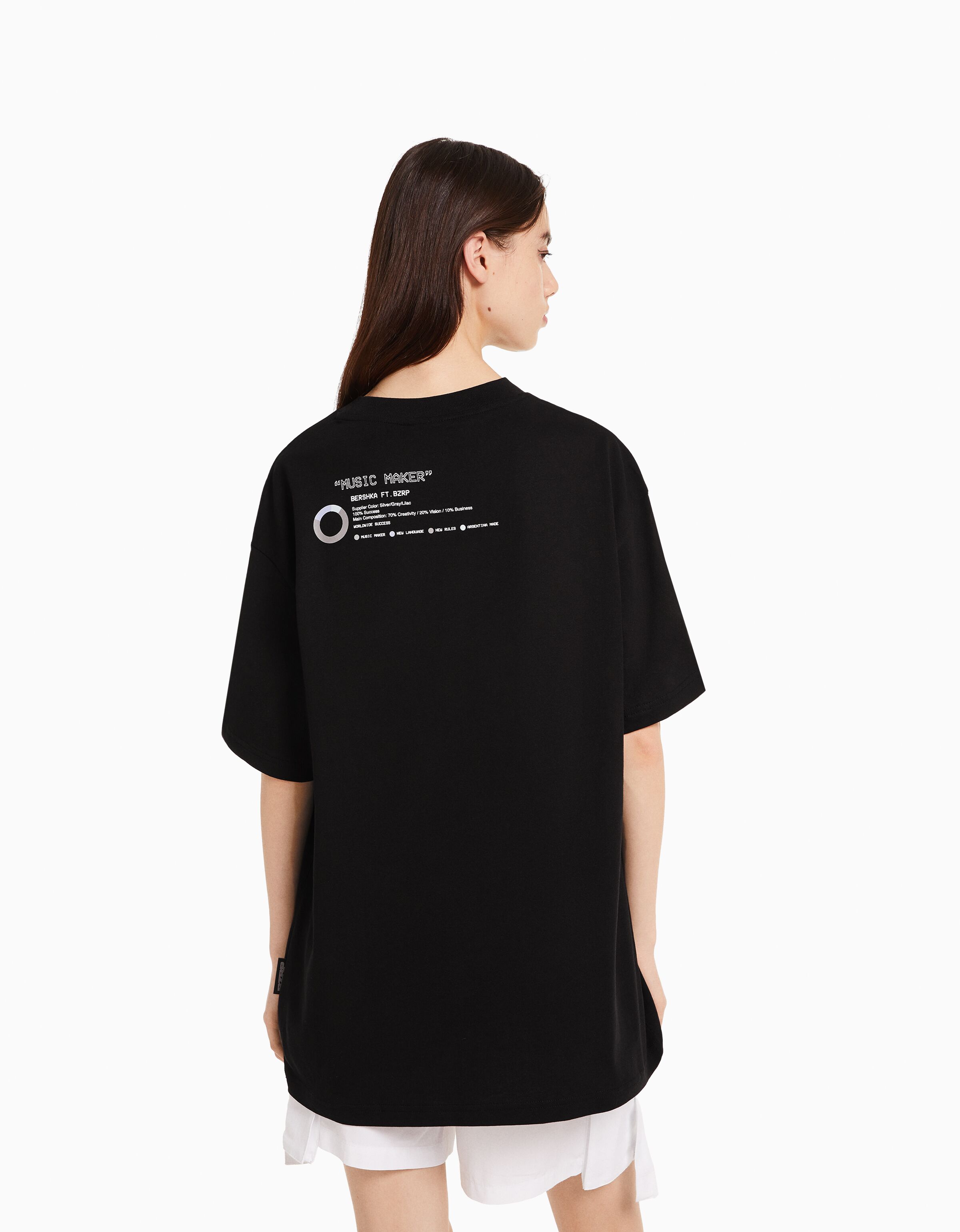 Maglietta serpente clearance bershka
