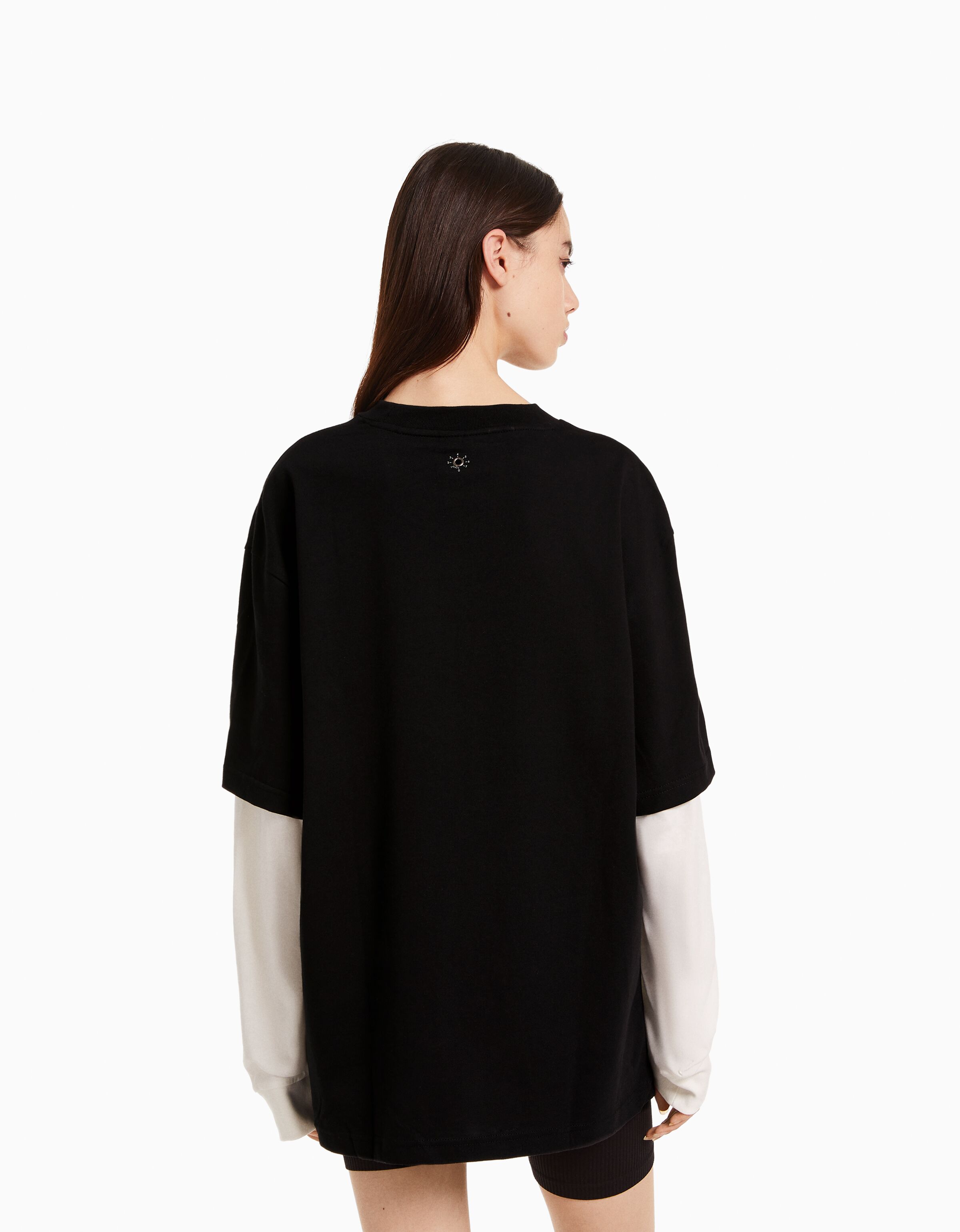 Bershka t outlet shirt dress