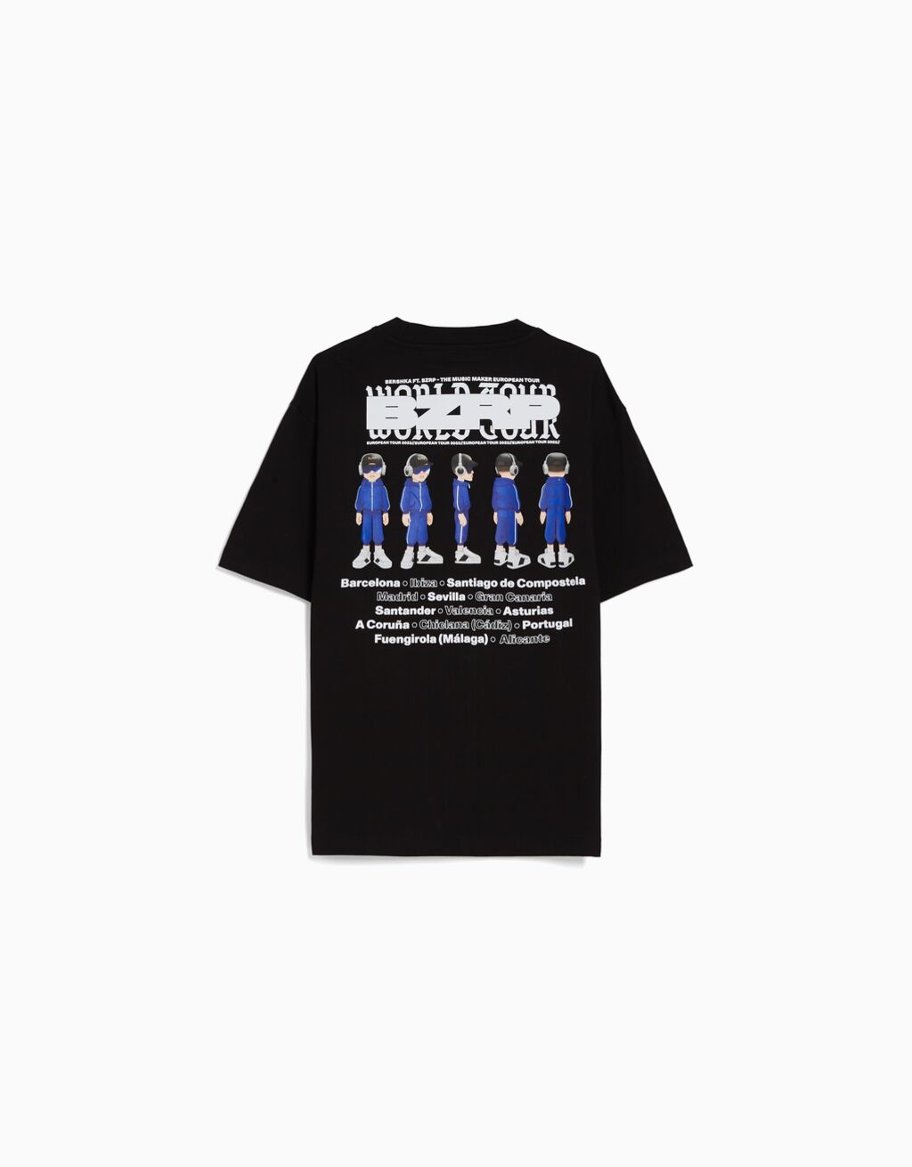BERSHKA ft. BIZARRAP print boxy fit T-shirt - Men | Bershka