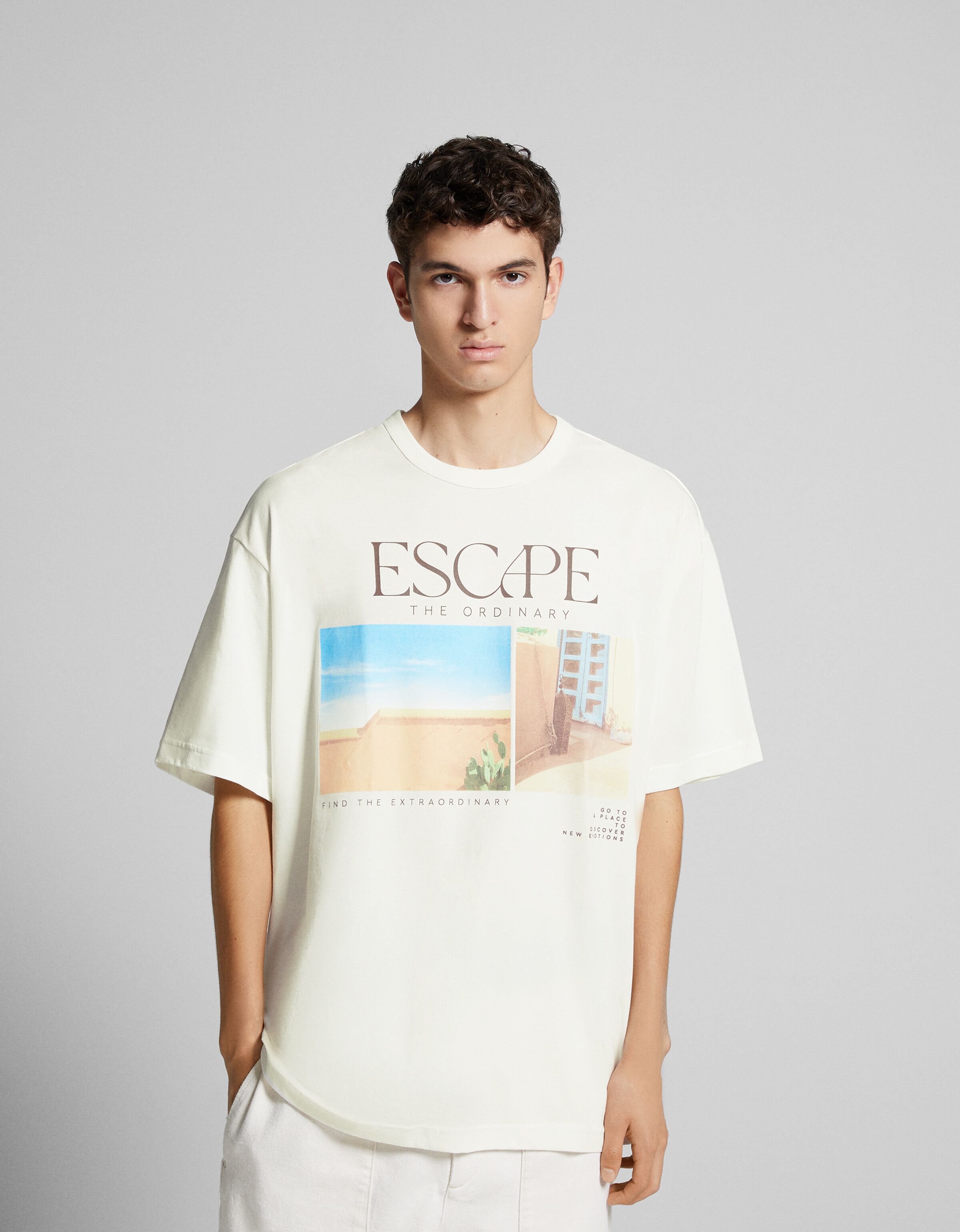 Bershka t shirt online men