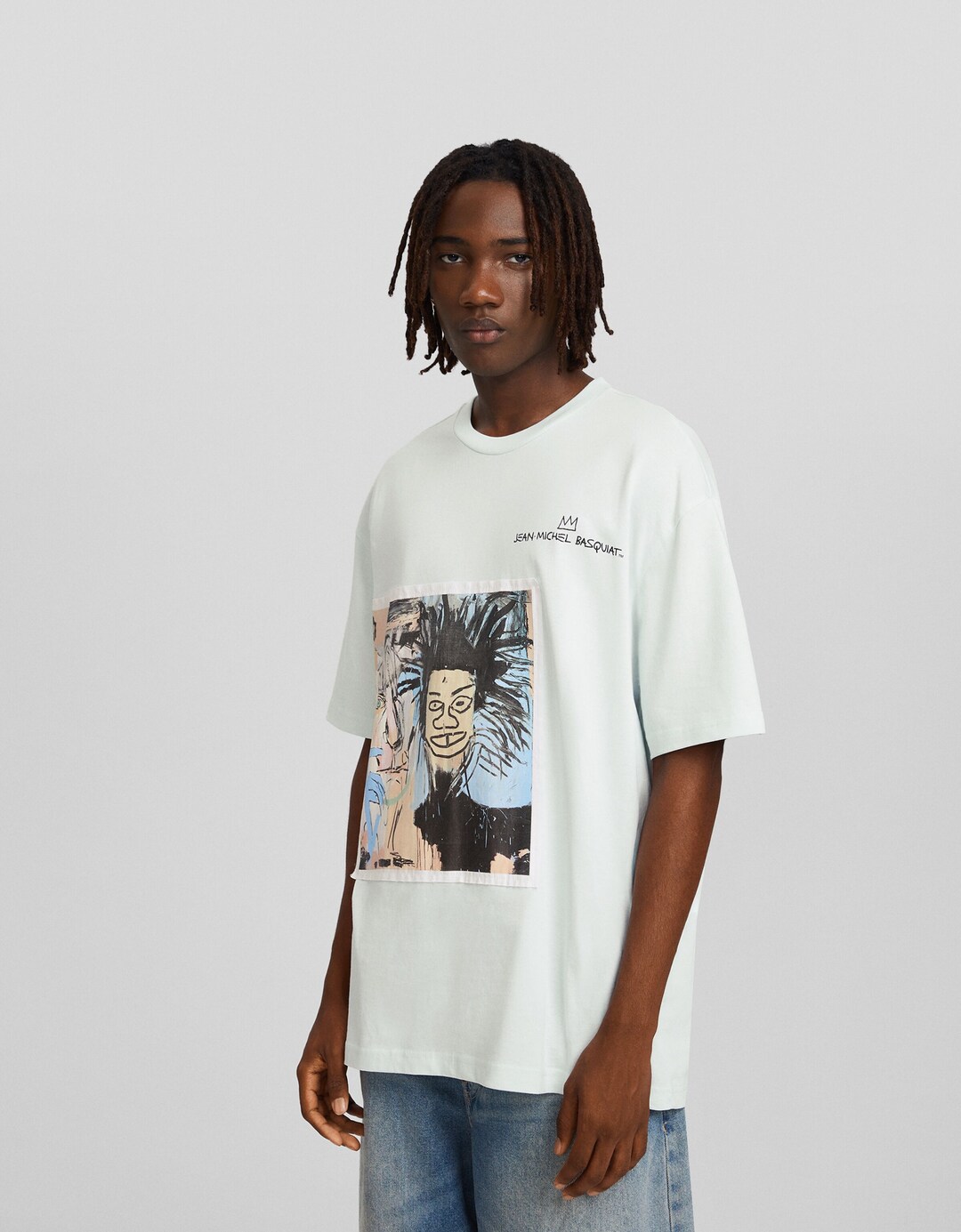 Camiseta Jean-Michel Basquiat manga corta boxy fit