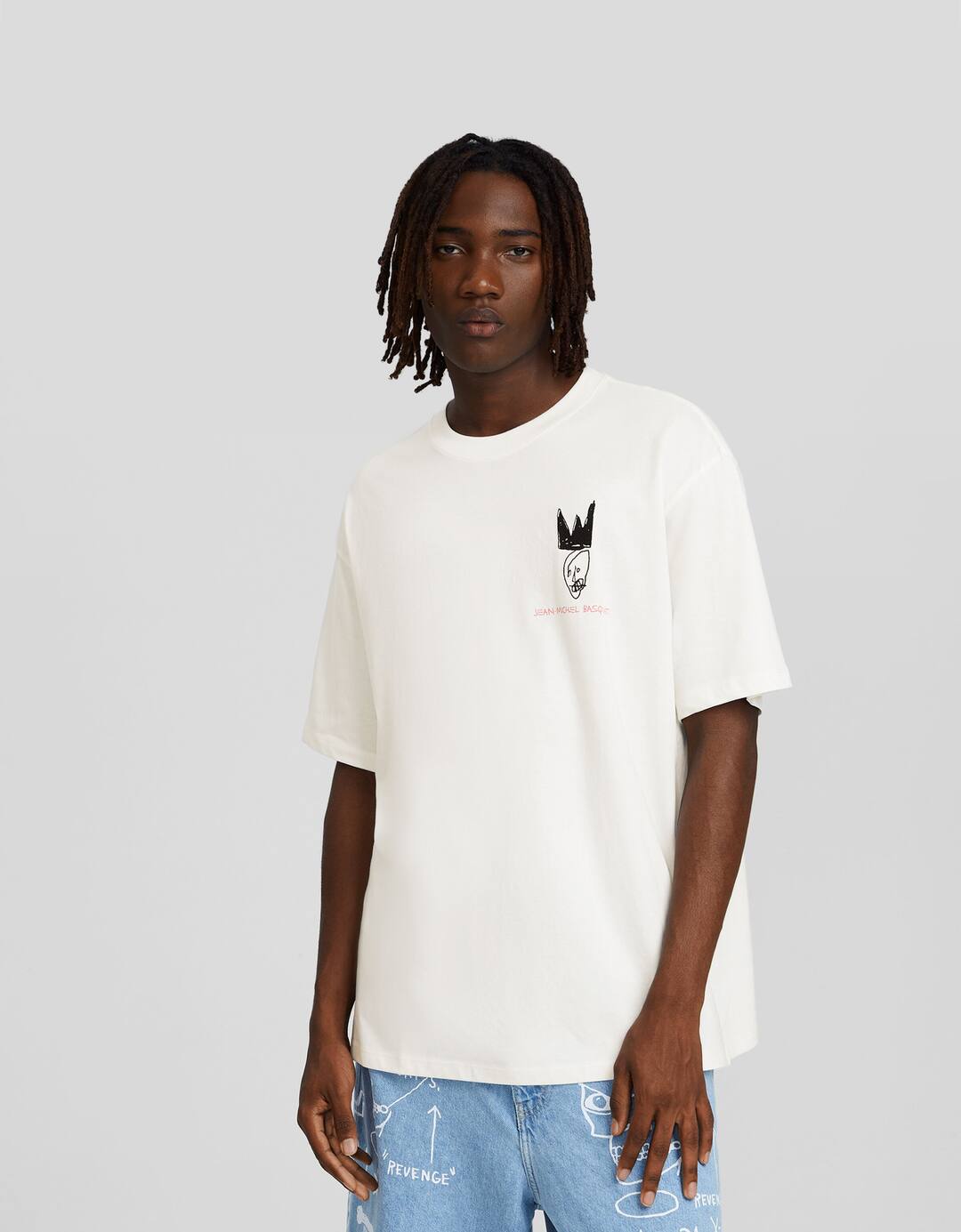 Jean-Michel Basquiat short sleeve boxy fit T-shirt