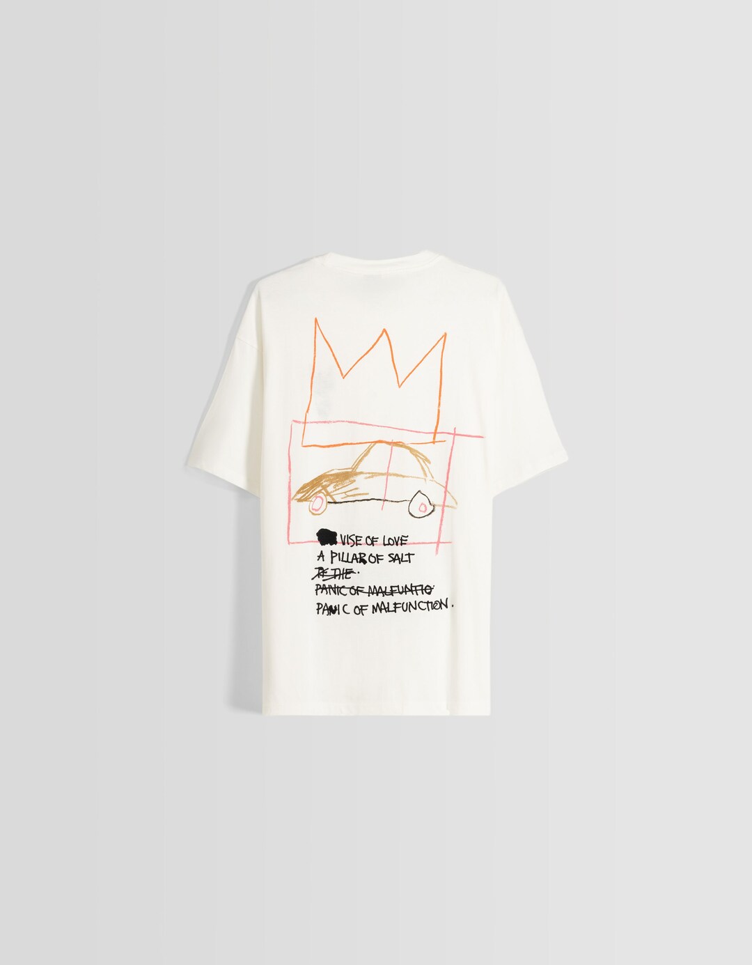 T-Shirt Jean-Michel Basquiat im Boxy-Fit mit Print