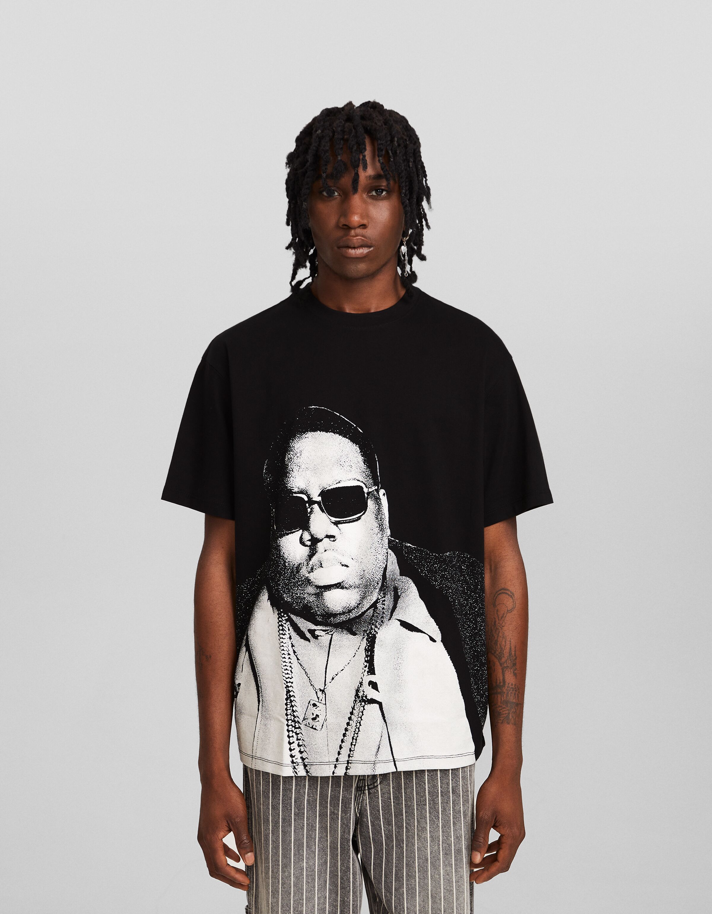 T-shirt The Notorious B.I.G. manches courtes imprimé - Tee-shirts