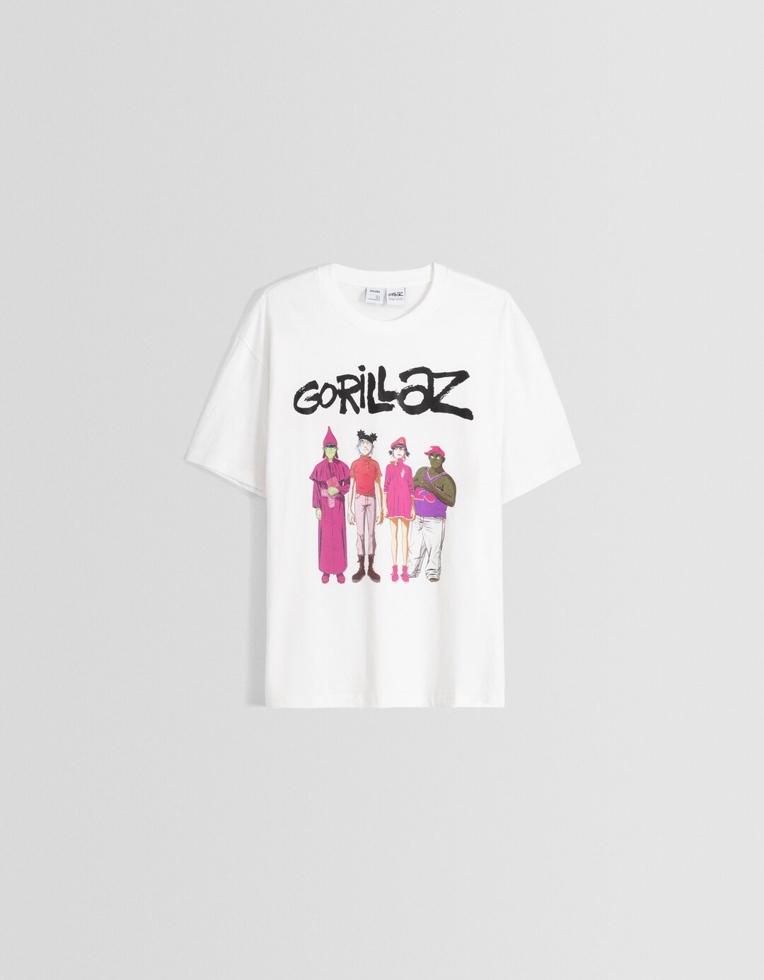 T-Shirt im Boxy-Fit mit Gorillaz-Print