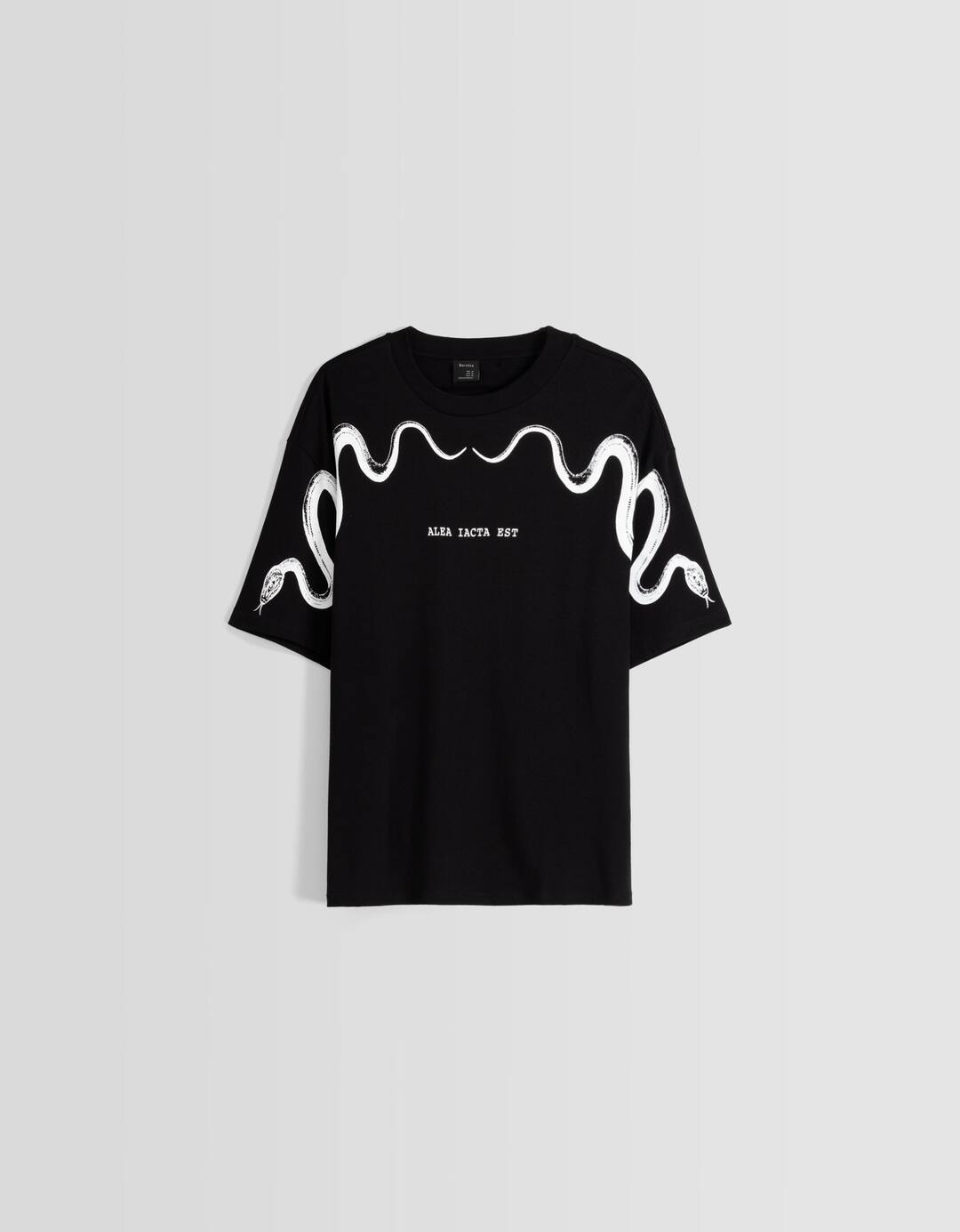 Camiseta manga corta boxy fit print