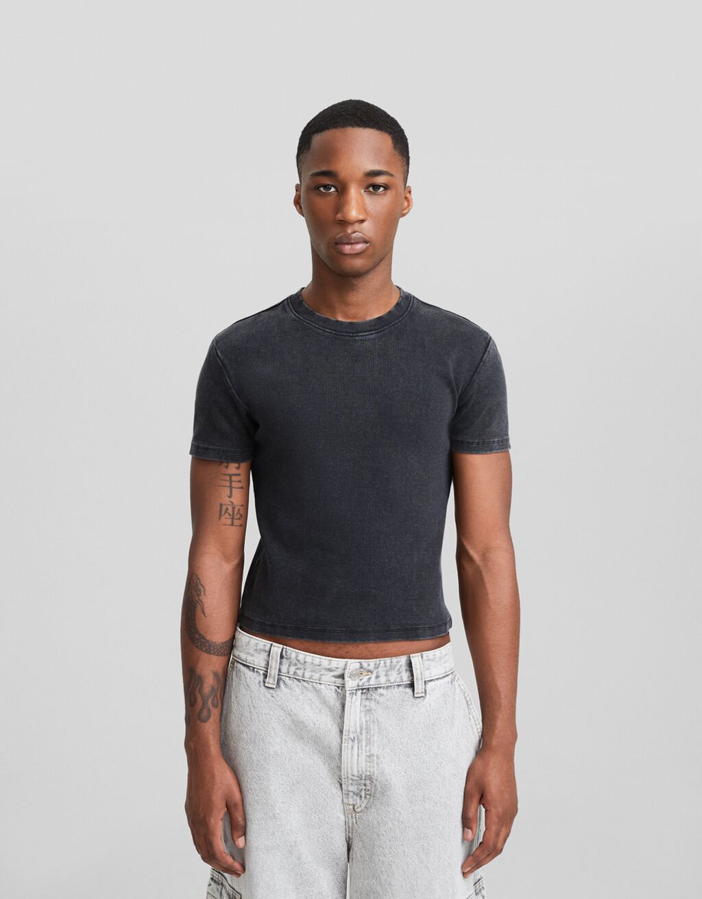 Bershka camisetas manga sale corta