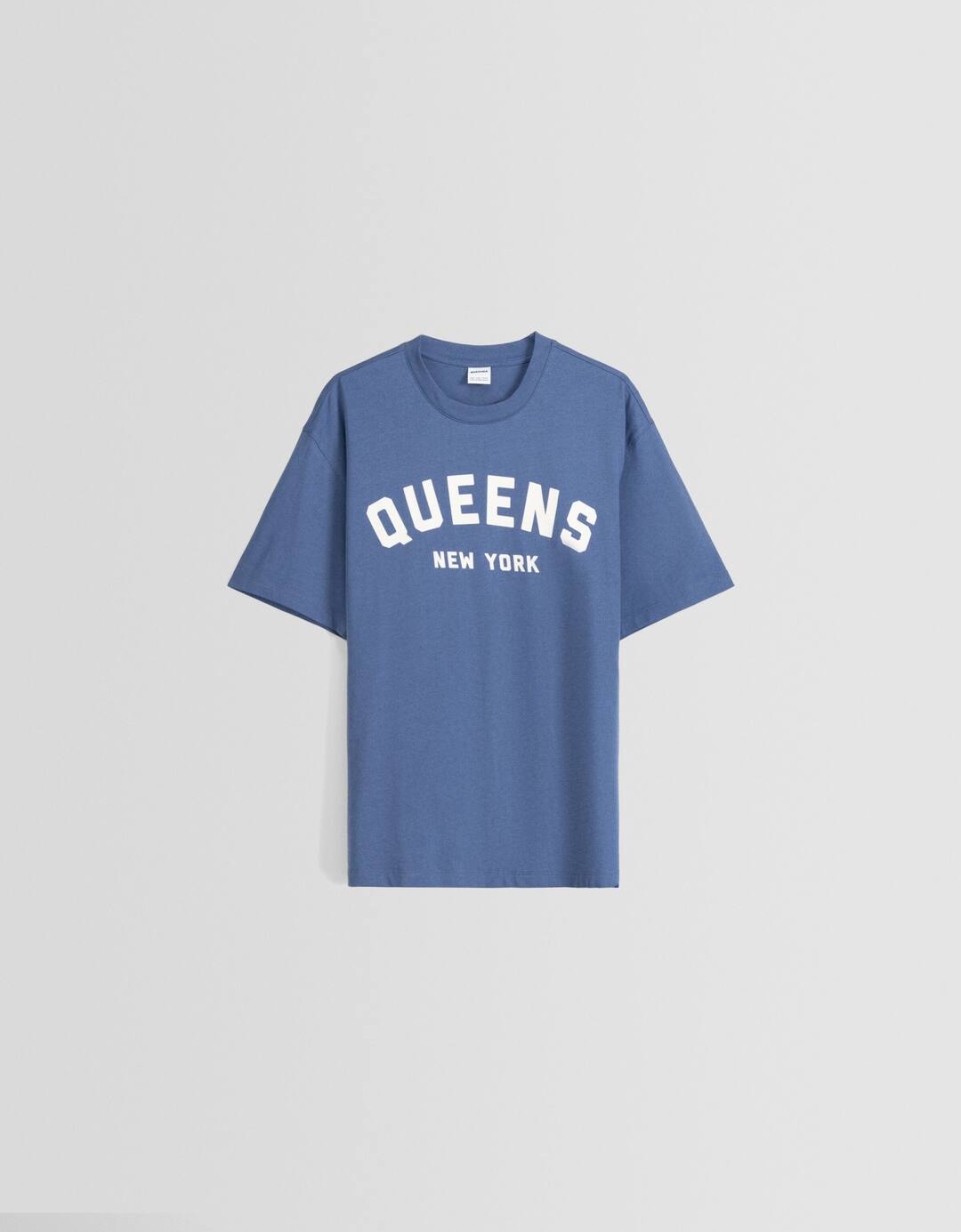 Camiseta manga corta boxy fit print