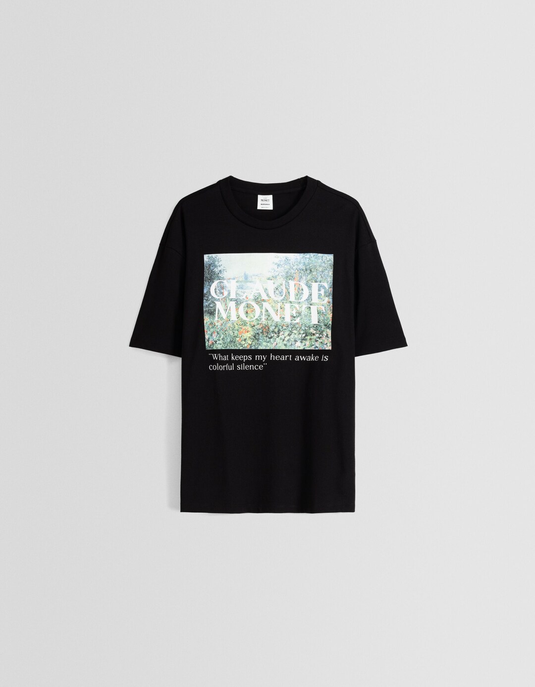 T-Shirt im Boxy Fit mit Claude Monet-Print