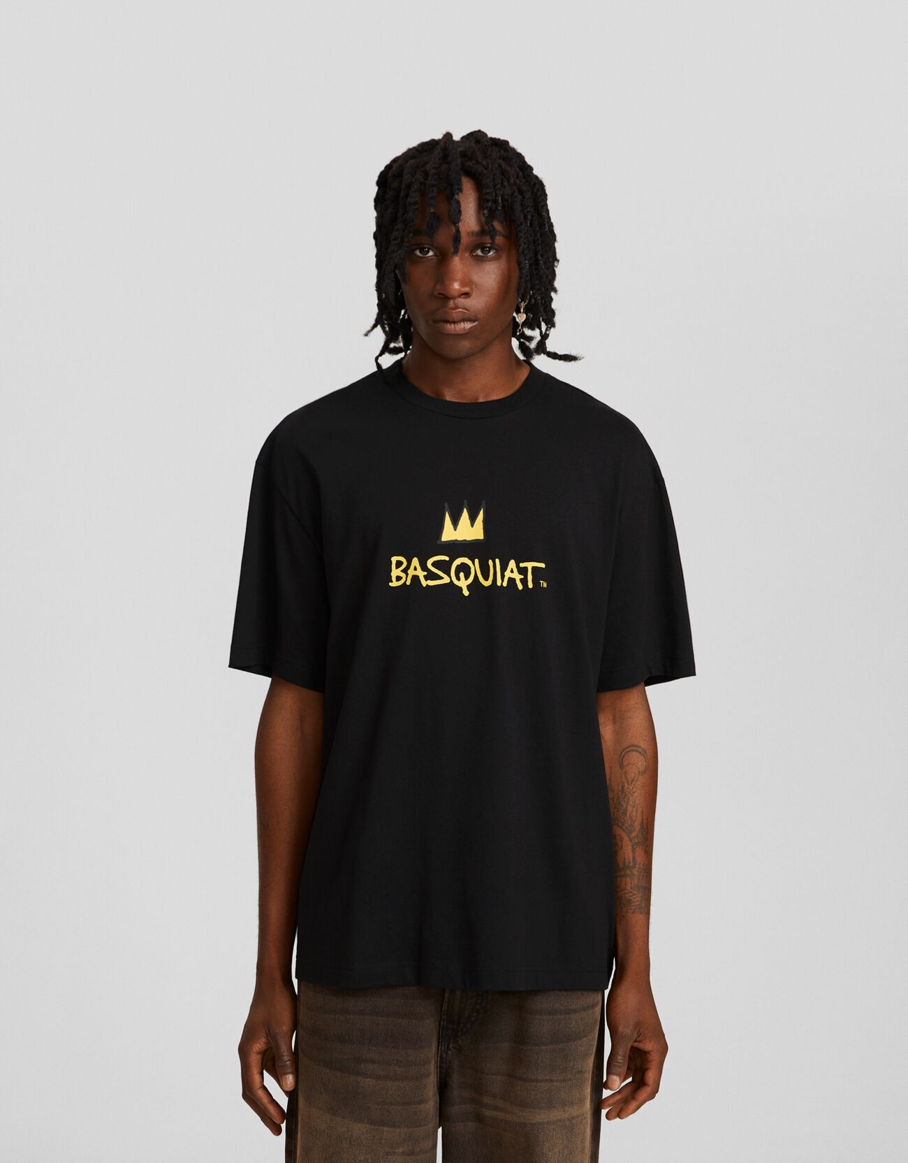 Jean-Michel Basquiat - Crown, Embroidered T-Shirt (Unisex) for Sale