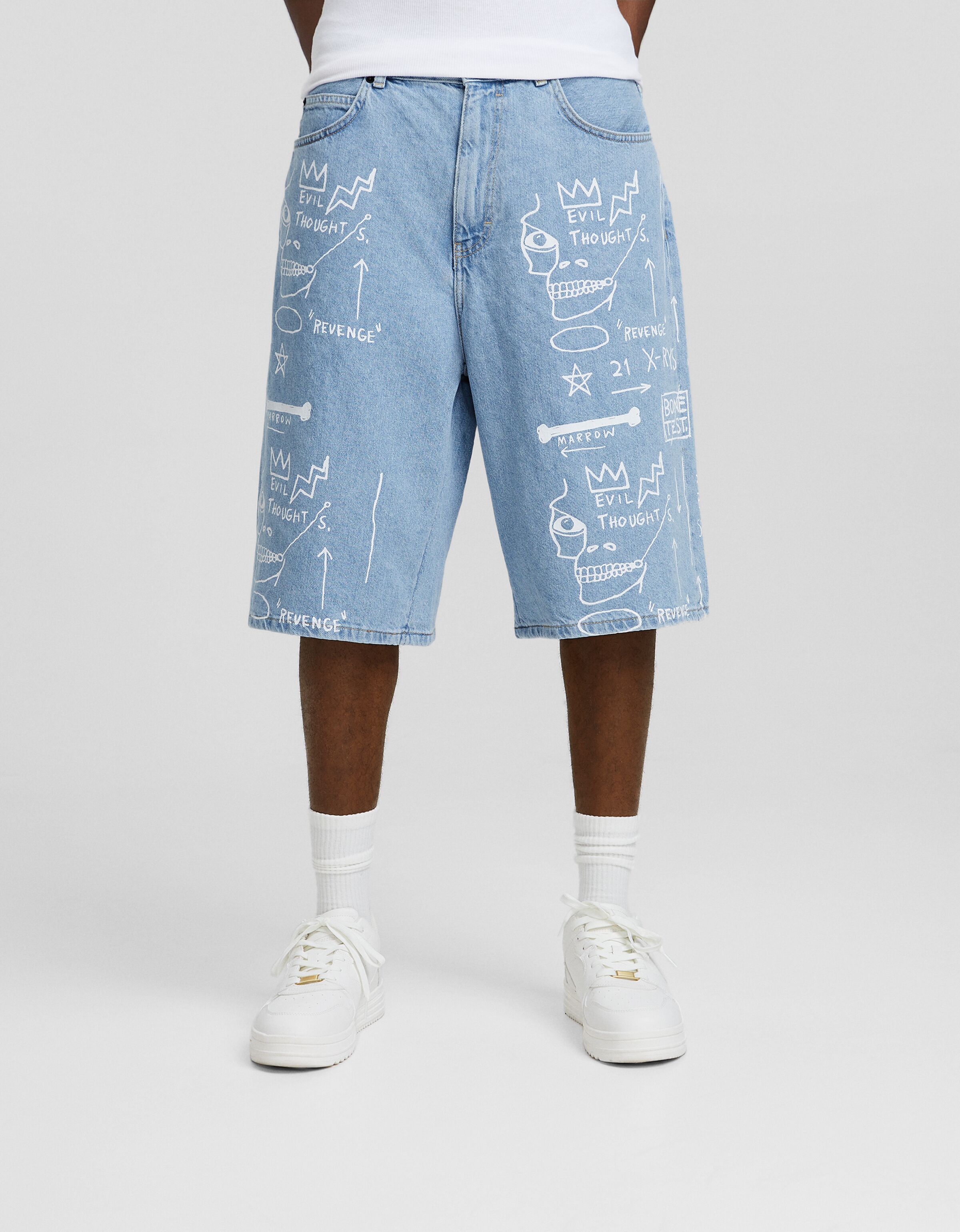 Fear of god denim on sale shorts