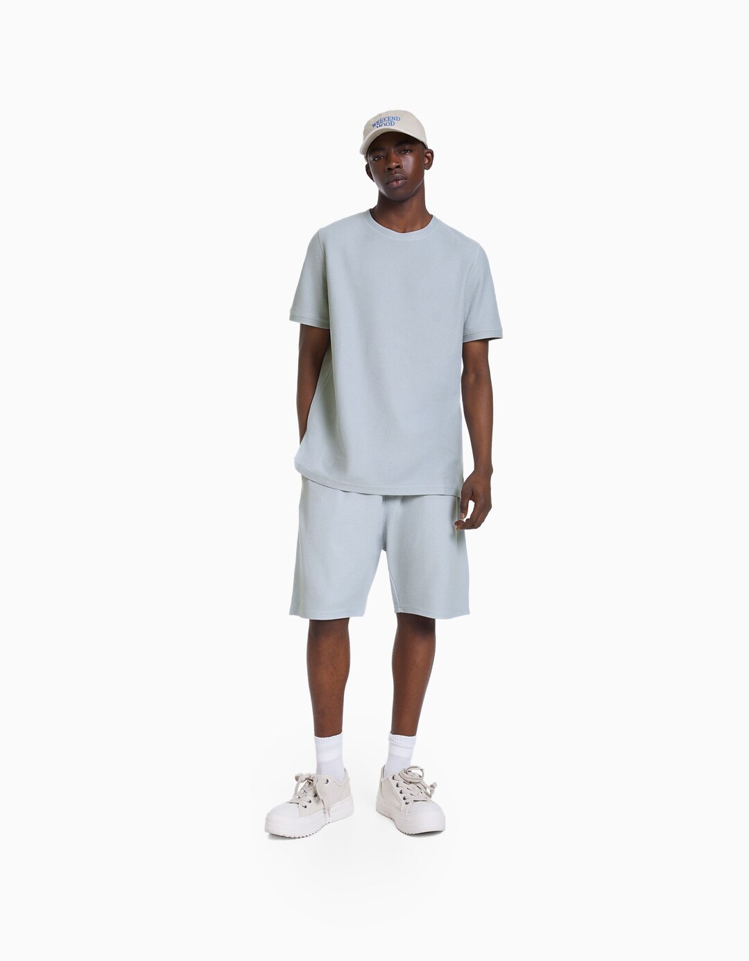 Bermuda relax fit in jacquard