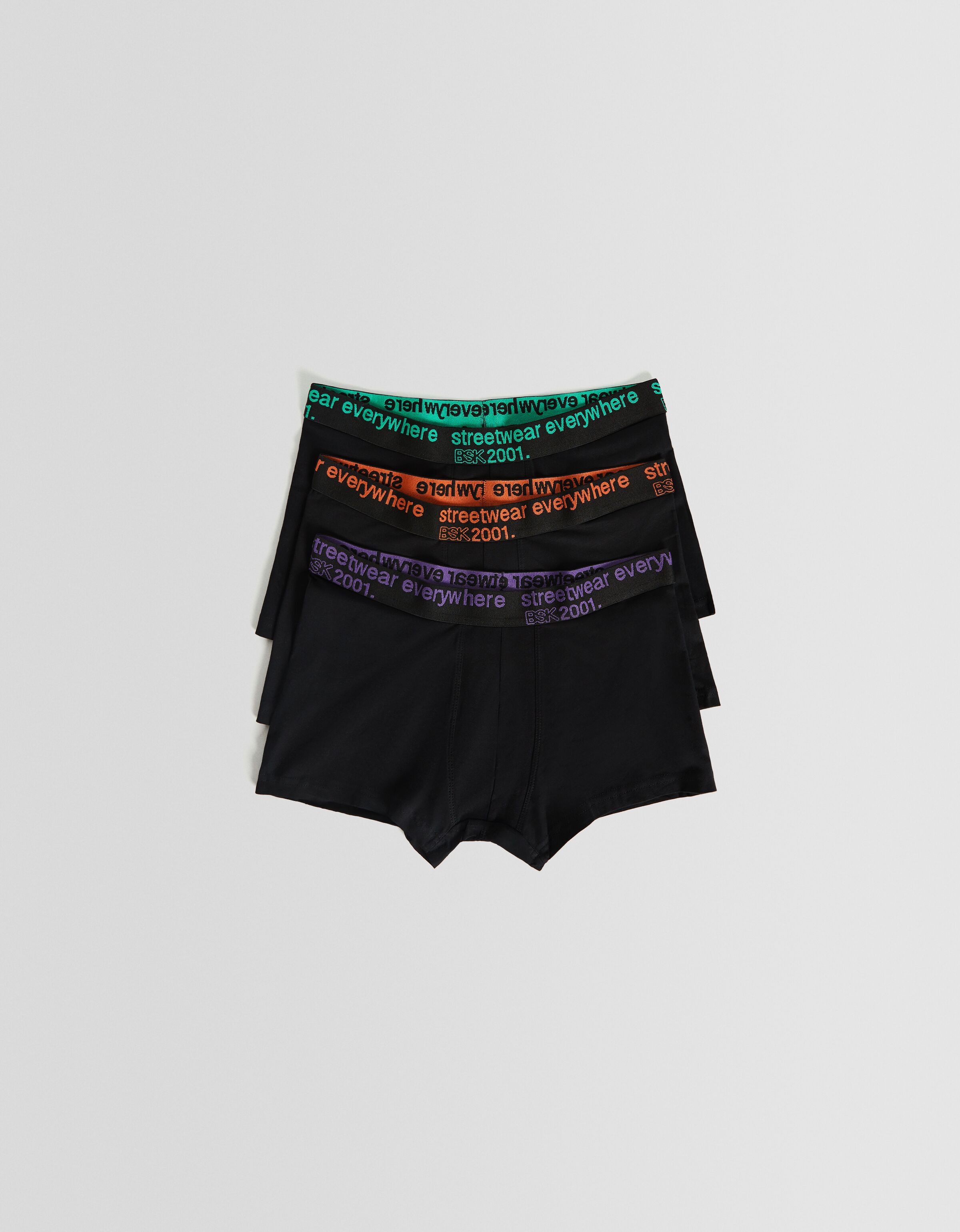 Set 3 boxers print REBAJAS hasta 50 Hombre Bershka