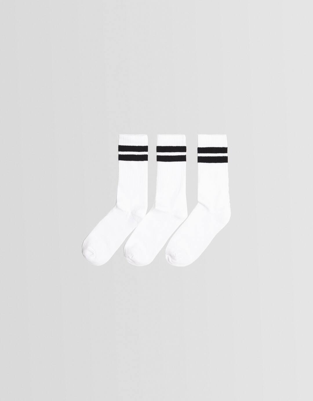3-pack of stripe socks