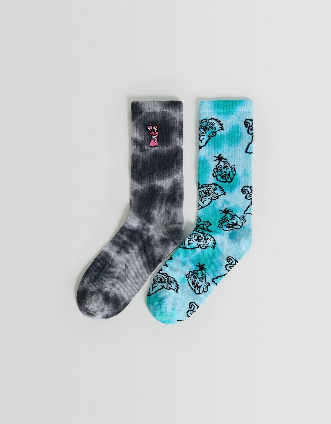 Doppelpack Socken mit Tie-dye-Print