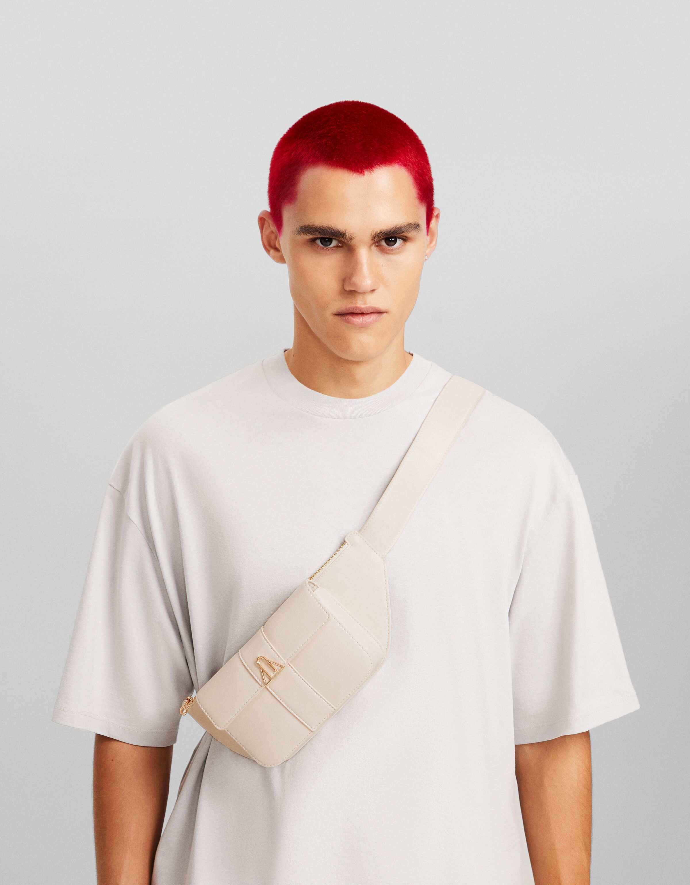 Sac banane d tail Homme Bershka