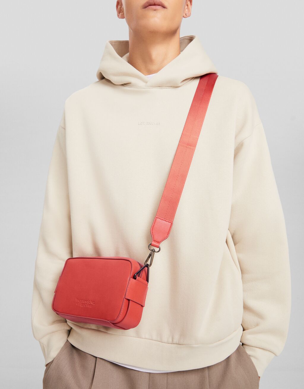 Rigid crossbody bag Men Bershka