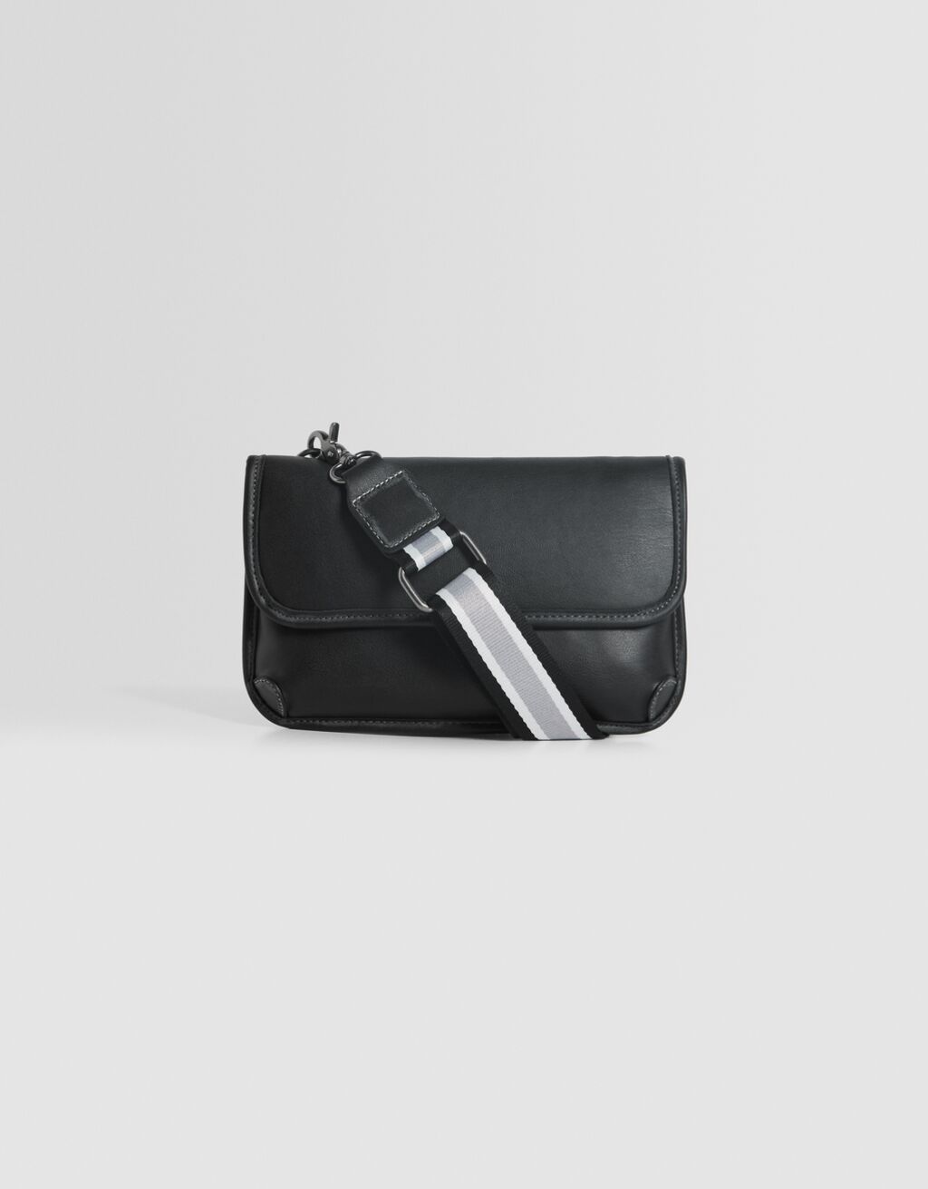Crossbody bag with colourful strap New Men Bershka