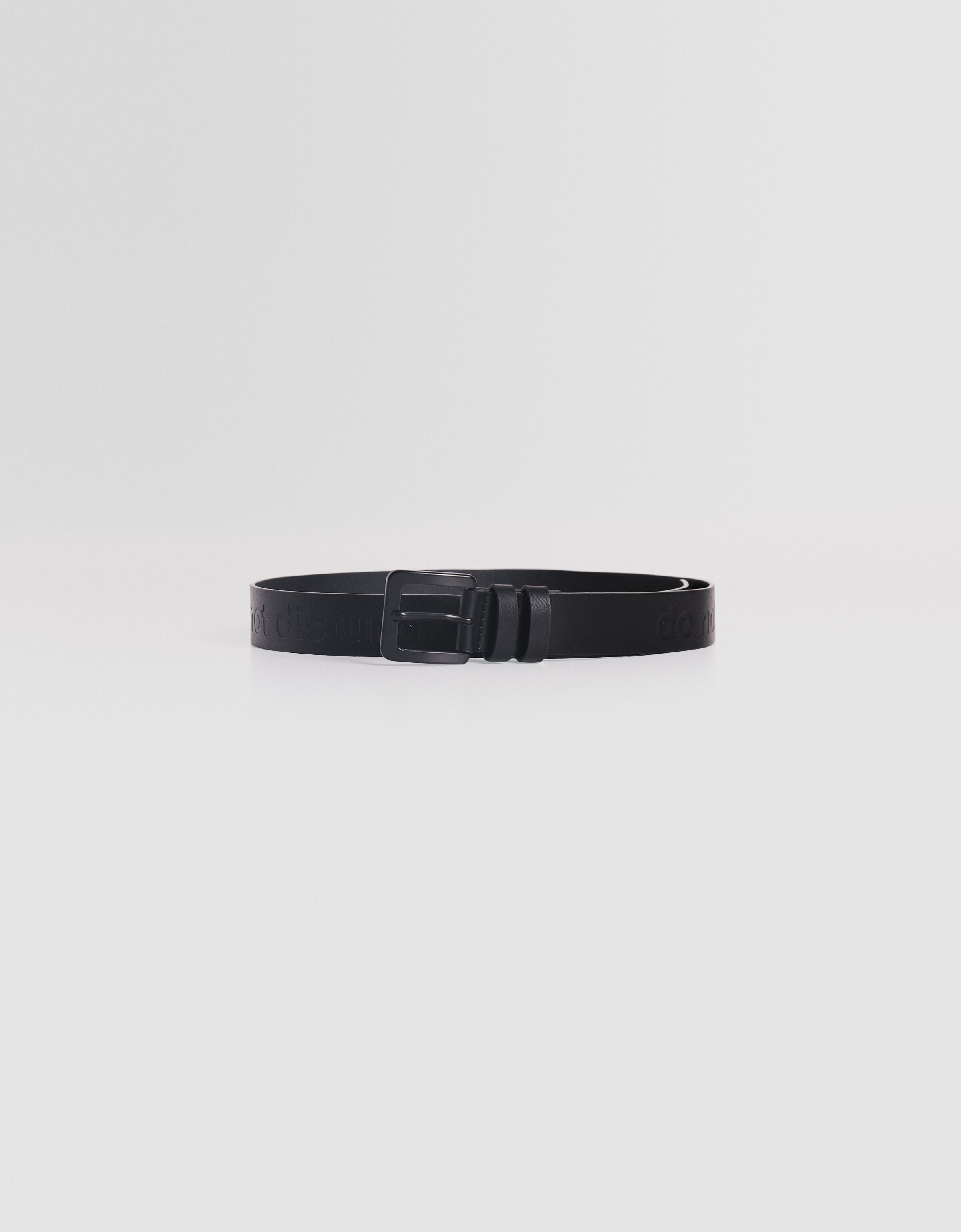 Ceinture inscription SOLDES jusqu 60 Homme Bershka