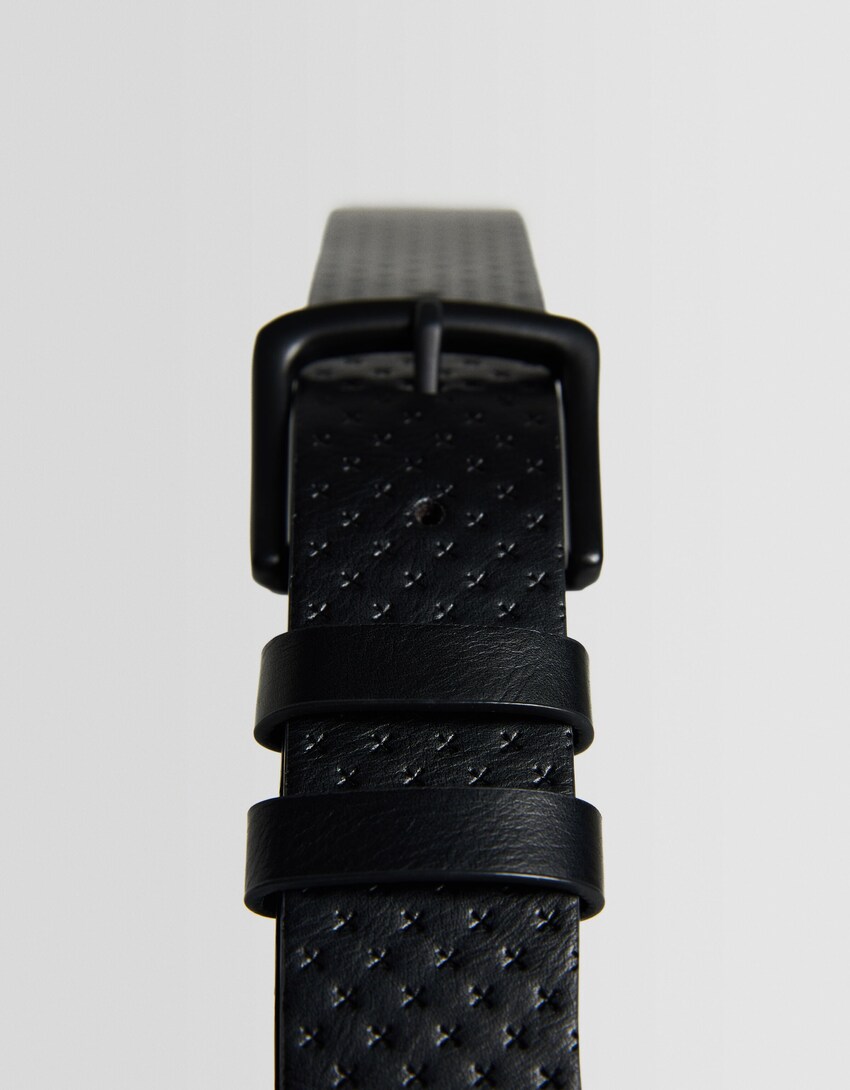 Cinturón textura-Negro-1