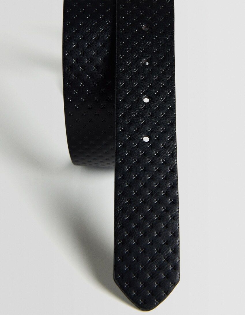 Cinturón textura-Negro-3