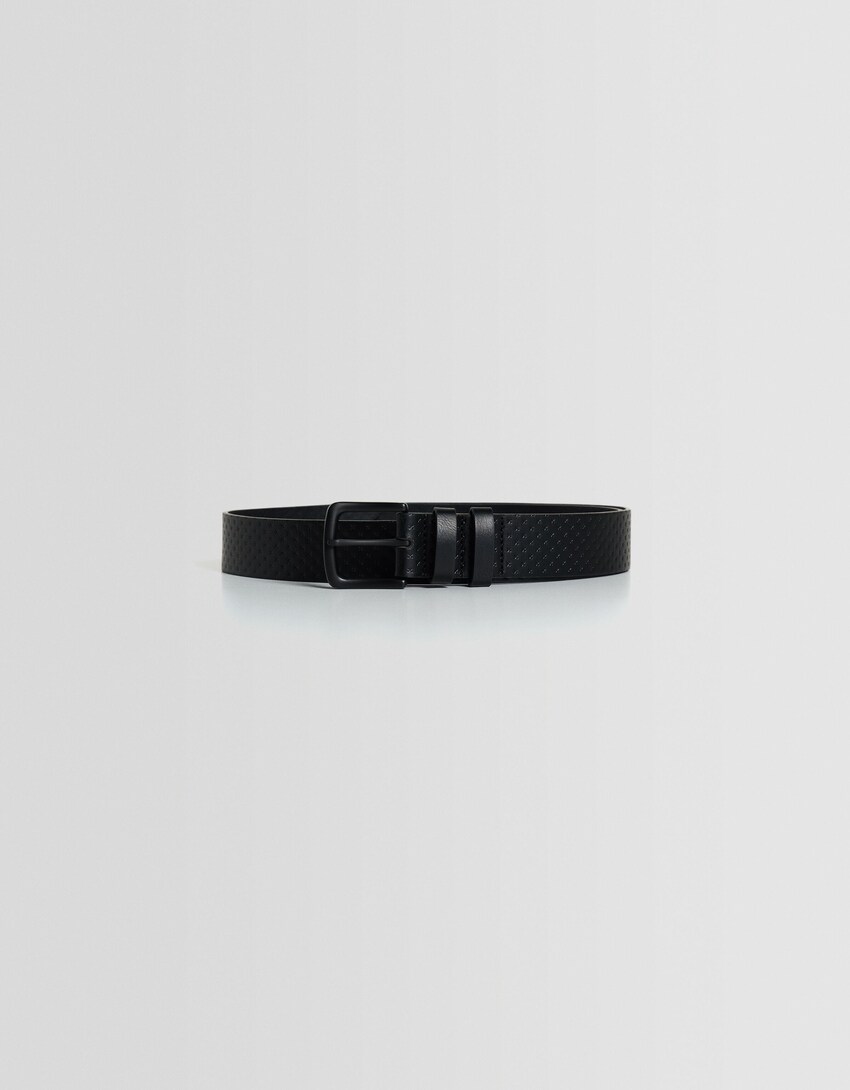 Cinturón textura-Negro-0