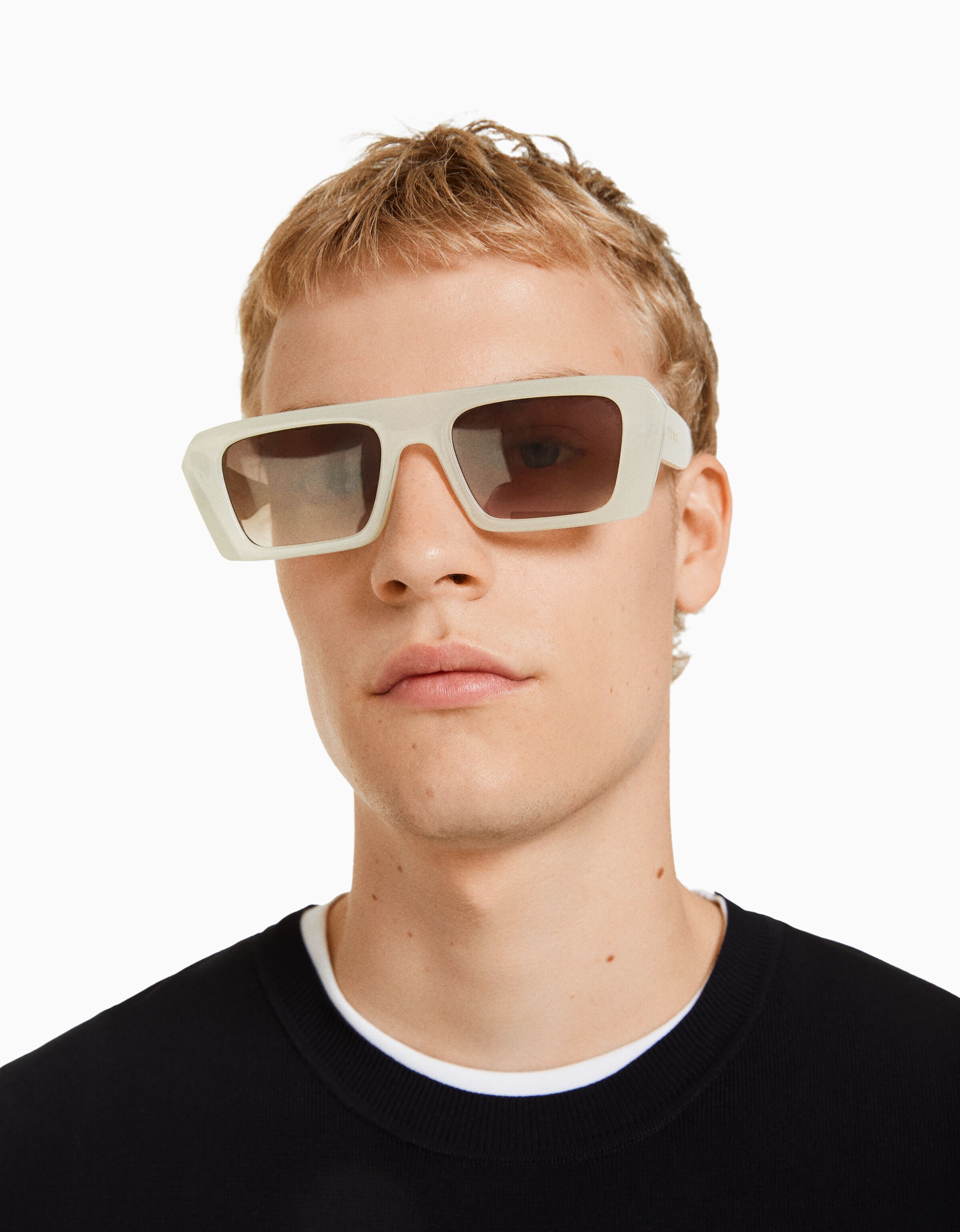 Gafas sol rectangulares Accesorios Hombre Bershka